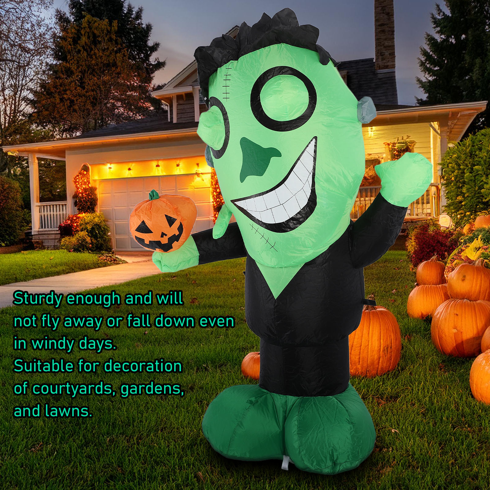 Inflatable LED Lights for Yard Garden Lawn Holiday Party Decor - Picture 18 of 18