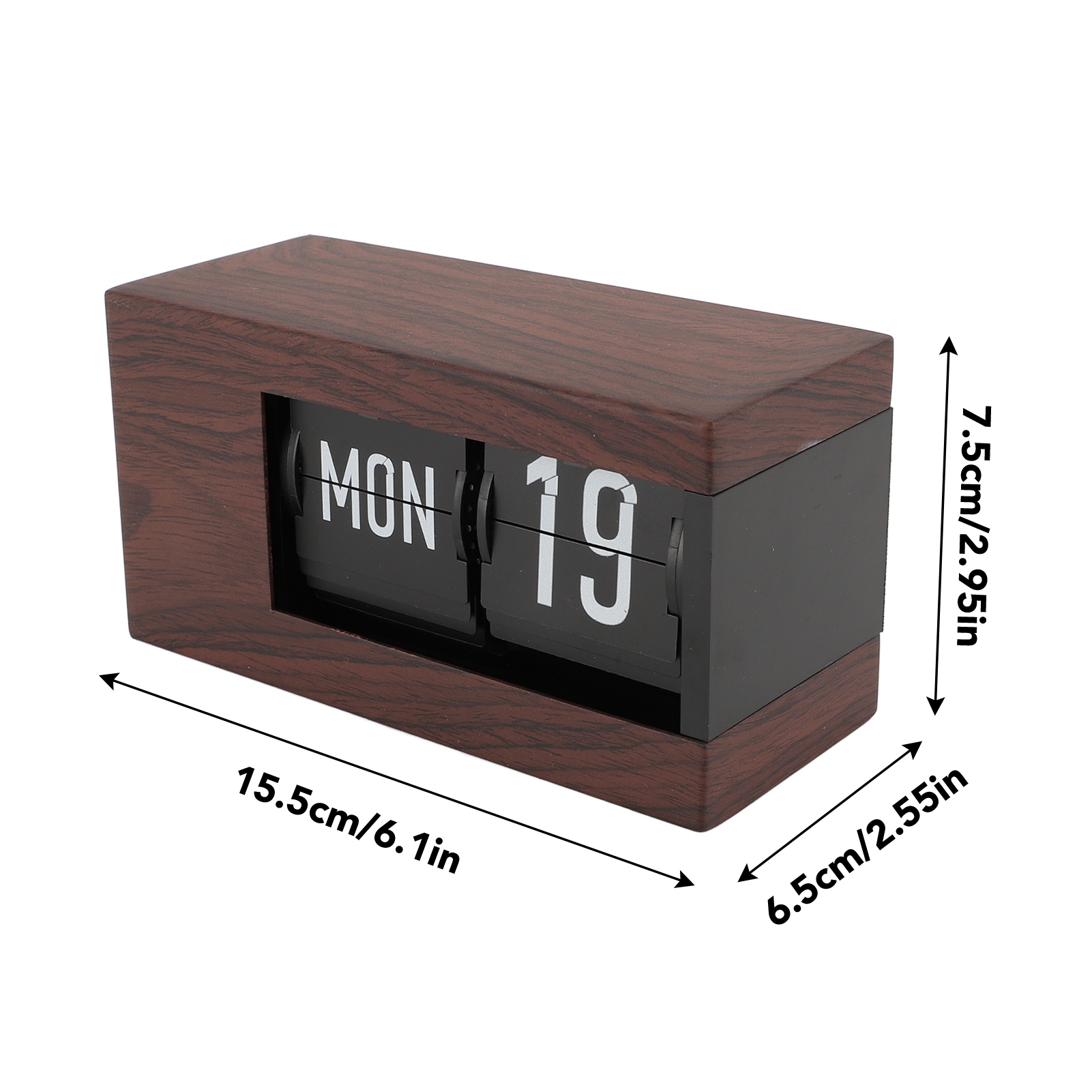 Reloj Estante Escritorio Abatible Elegante Minimalista Hogar Decorativo Digital Reloj Abatible - Imagen 18 de 18