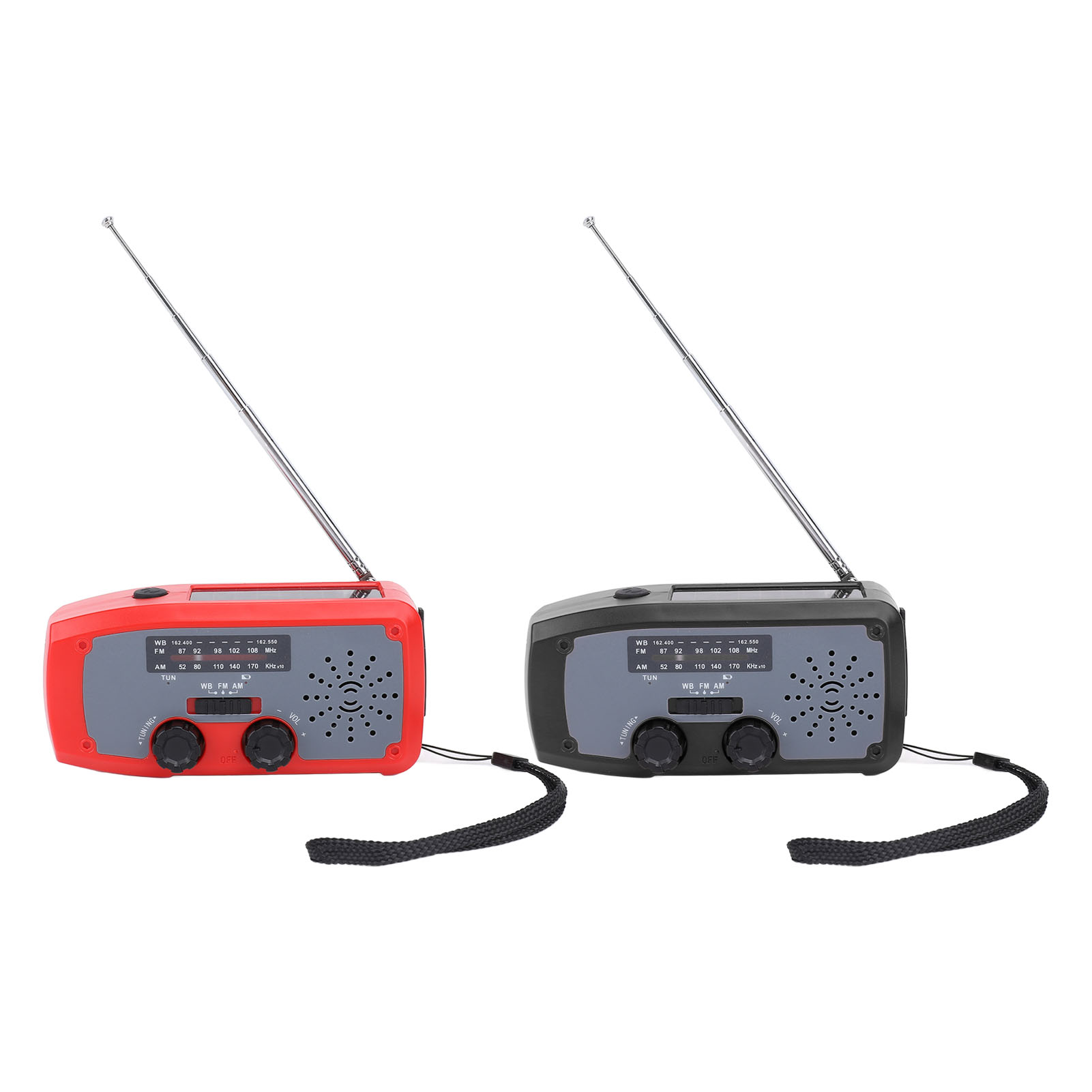 Emergency Hand Crank Radio With LED Flashlight AM FM NOAA Portable Weather GDM - Picture 18 of 18