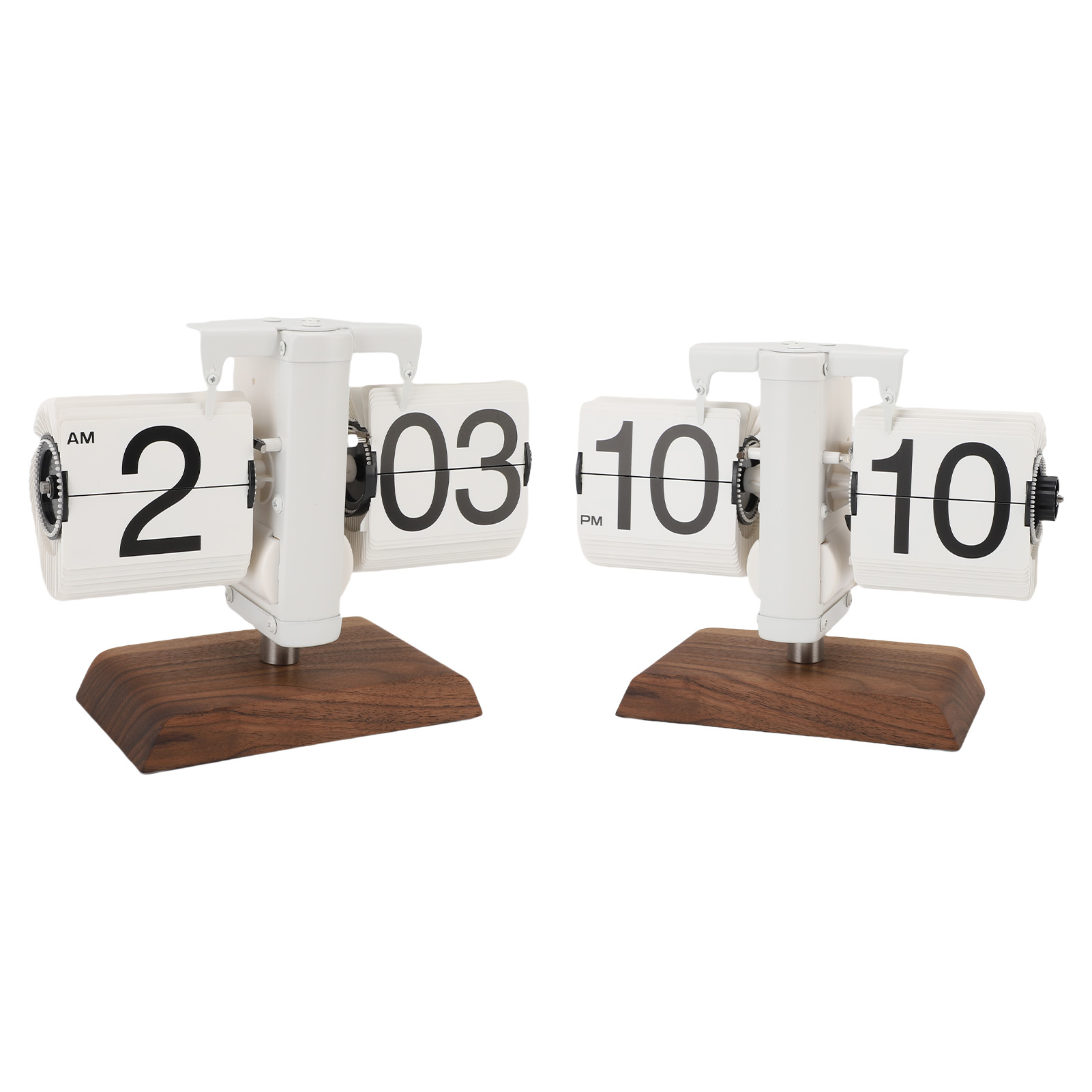 Vintage Retro Flip Desk Clock Mechanical Auto Flip Clock for Home Living Room - Picture 13 of 18