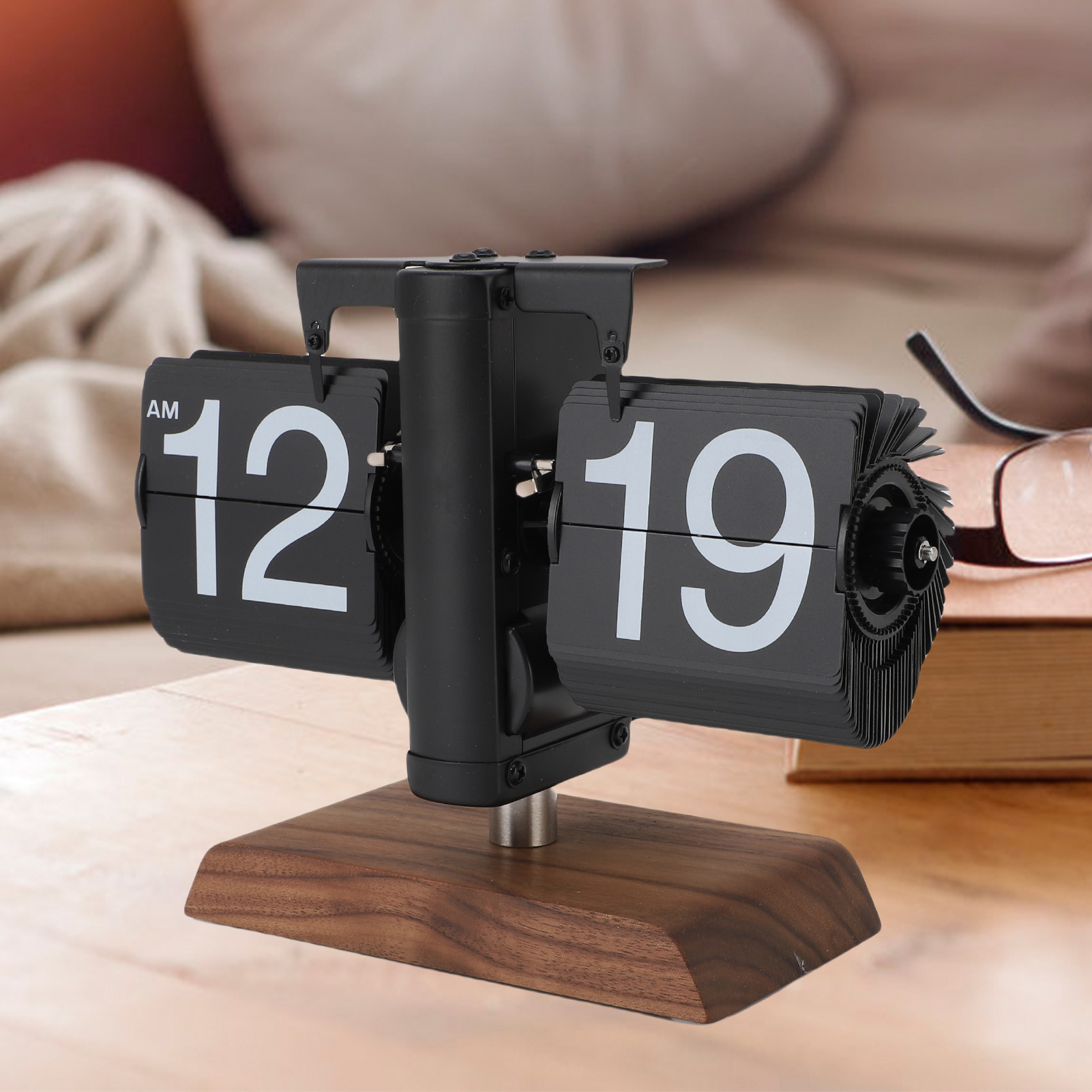 Digital Flip Desk Clock Retro Mechanical Auto Flip Down Clock for Living Room - Picture 15 of 18