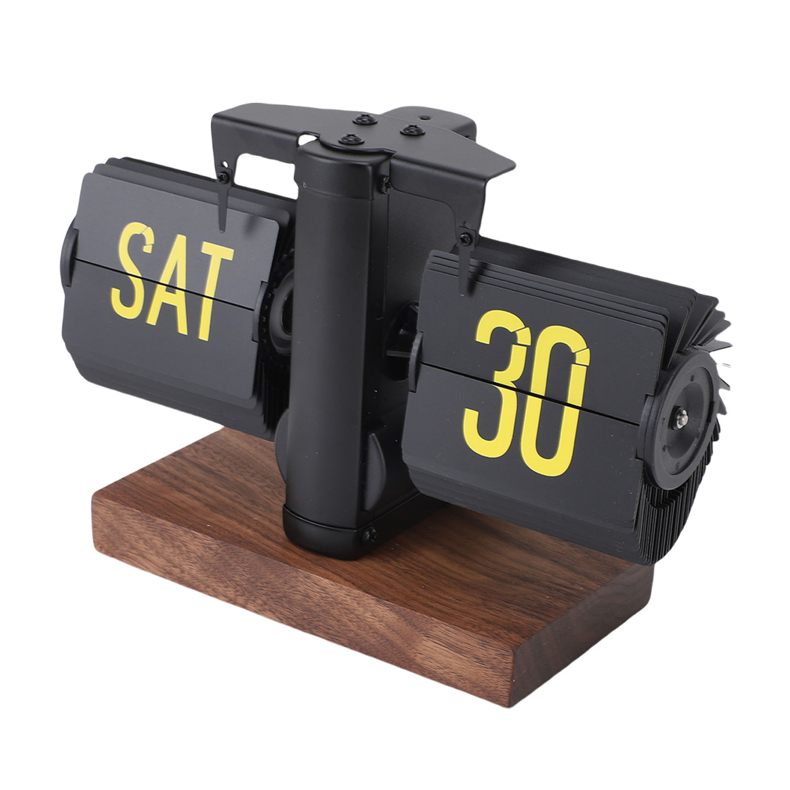 Reloj de mesa abatible mecánico digital alimentado por batería para oficina en casa - Imagen 15 de 18
