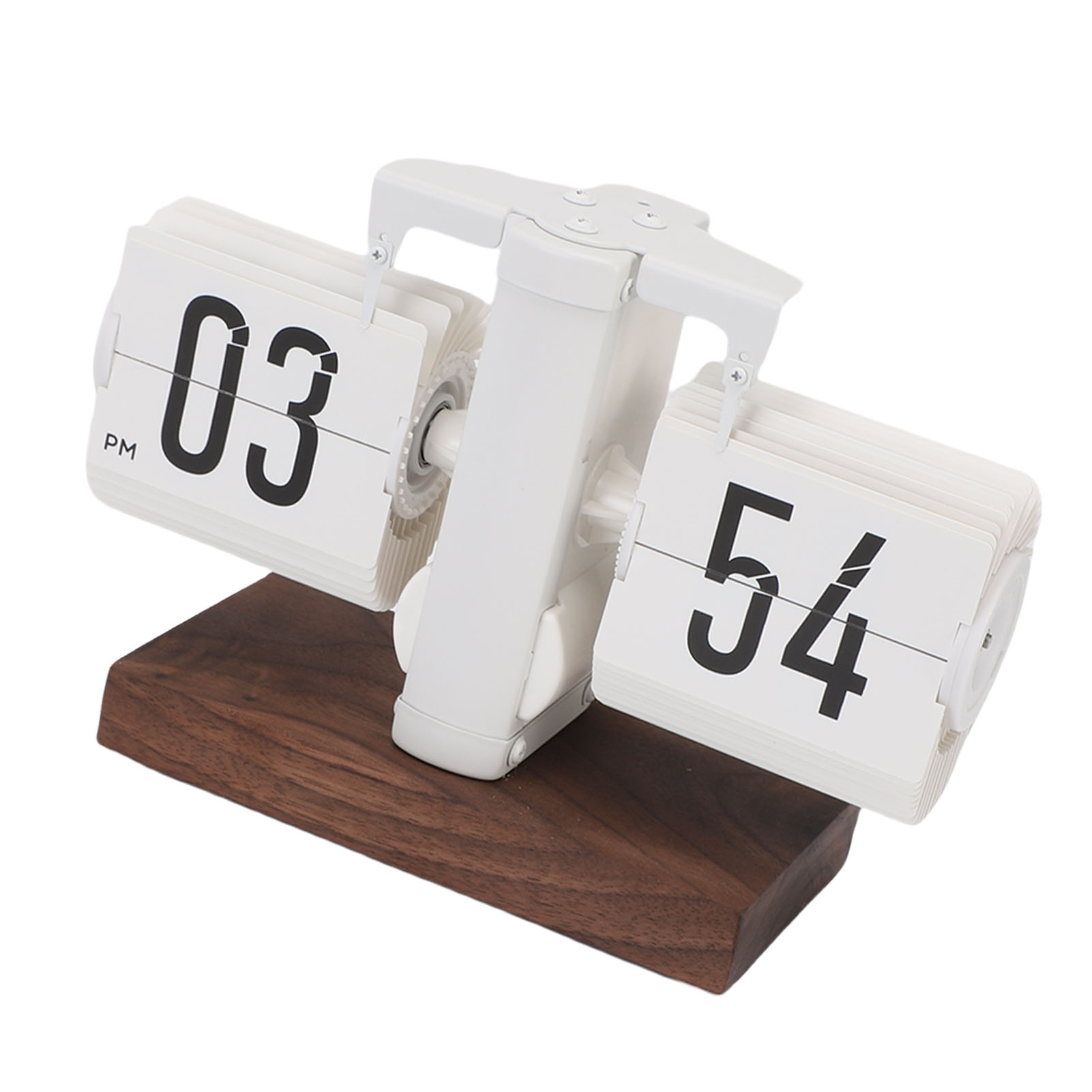 Reloj de mesa abatible mecánico digital alimentado por batería para oficina en casa - Imagen 18 de 18