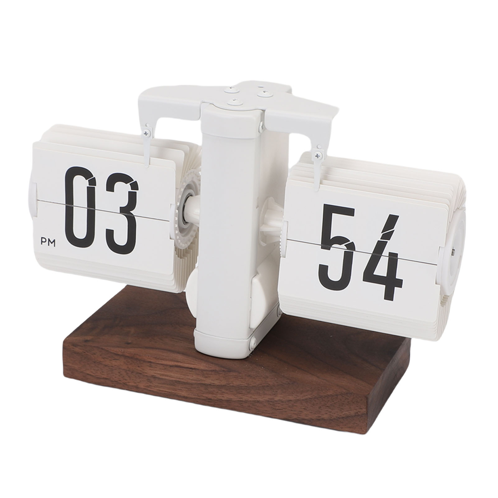 Reloj de mesa abatible mecánico digital alimentado por batería para oficina en casa - Imagen 17 de 18