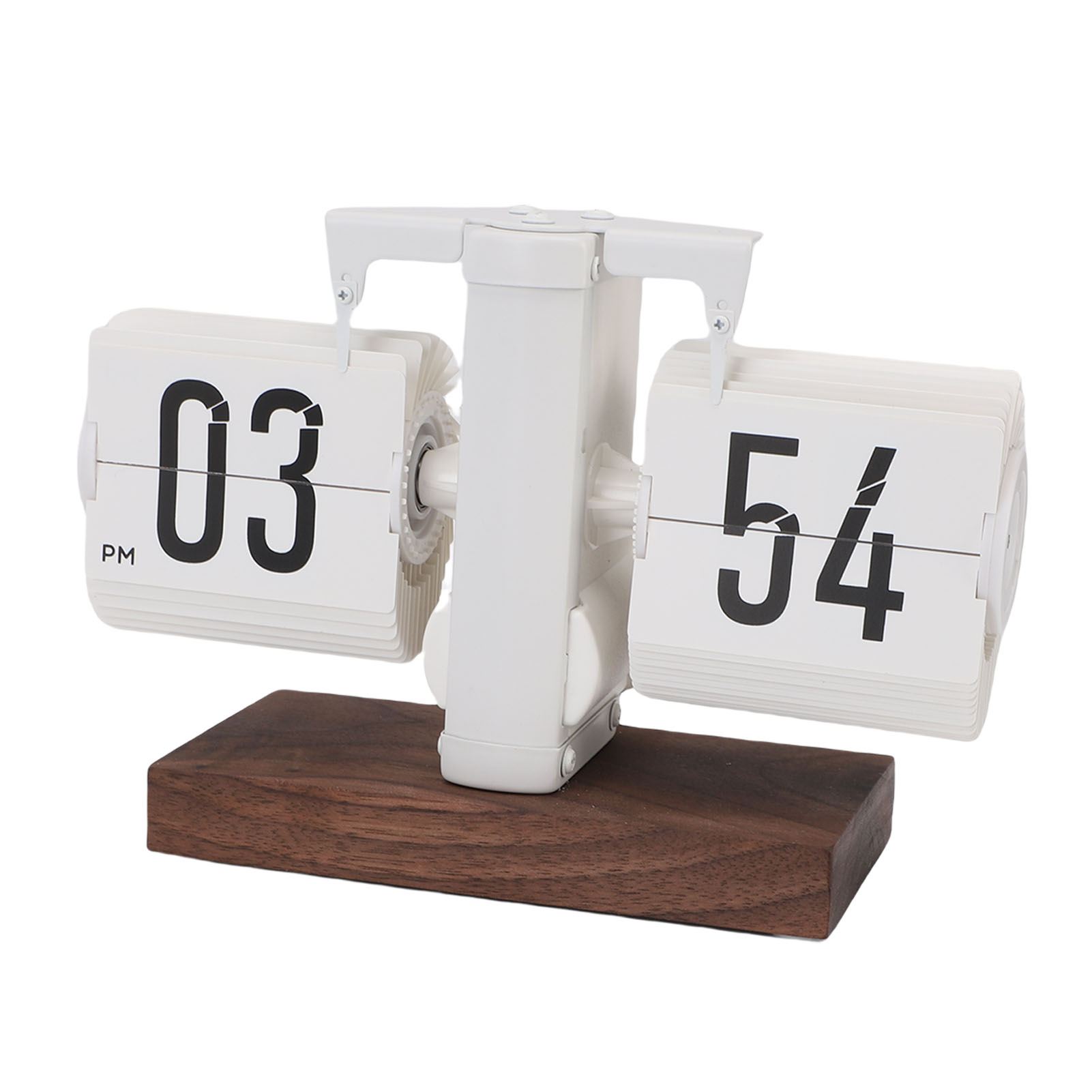 Reloj de mesa abatible mecánico digital alimentado por batería para oficina en casa - Imagen 16 de 18