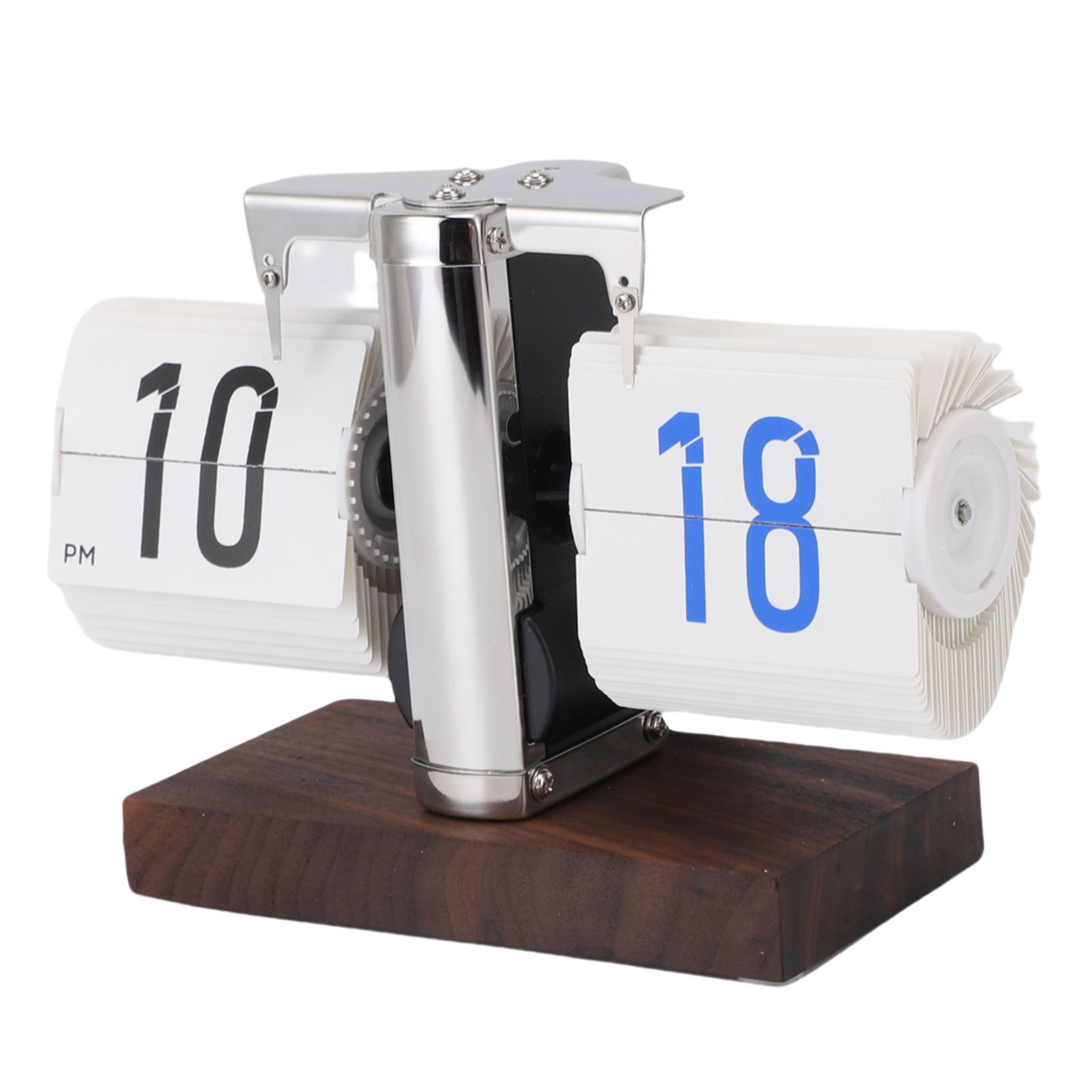 Reloj de escritorio automático abatible mecánico digital para decoración del hogar - Imagen 18 de 18