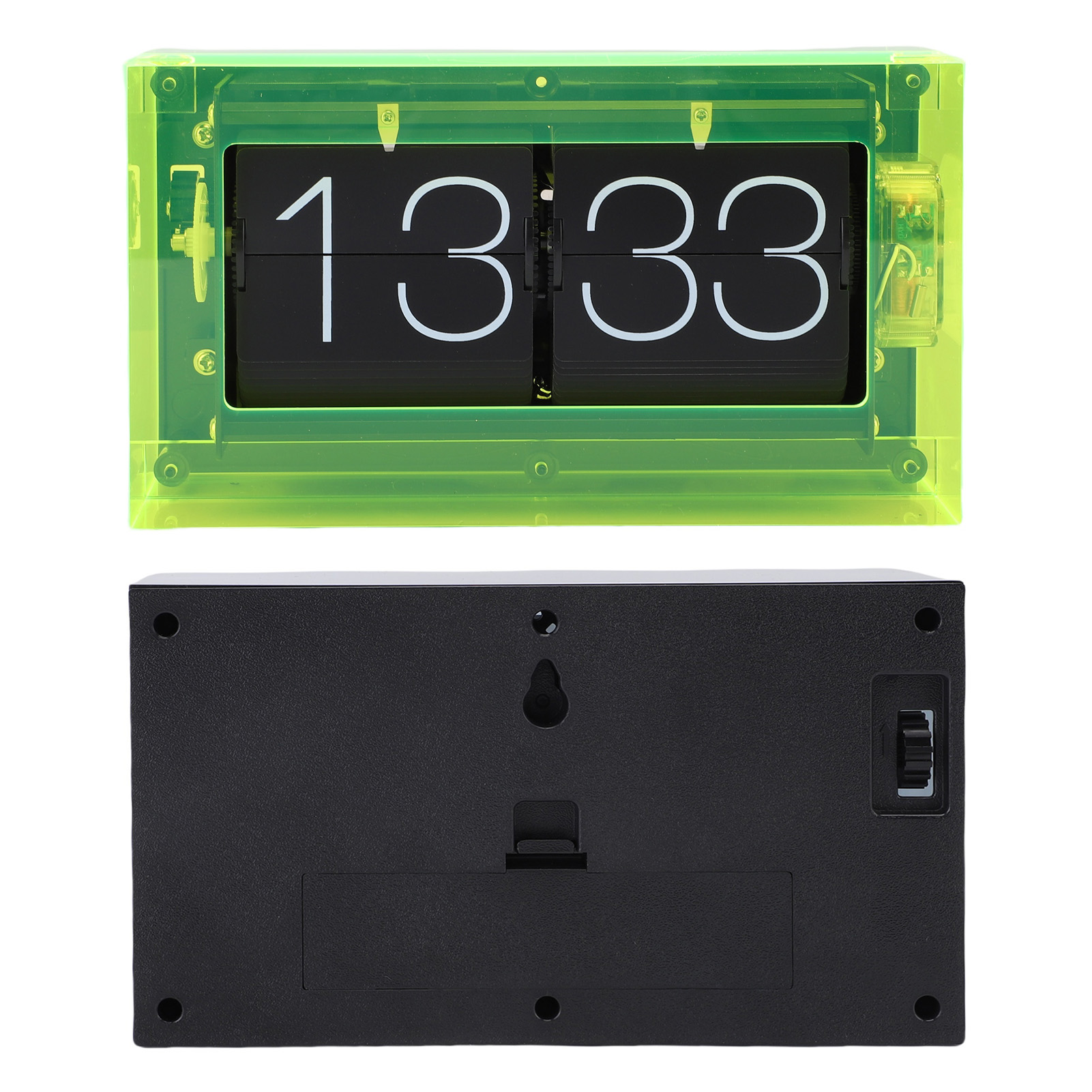 Retro Flip Down Clock Mechanical Vintage Clock for Office Desk Decoration - Picture 18 of 21