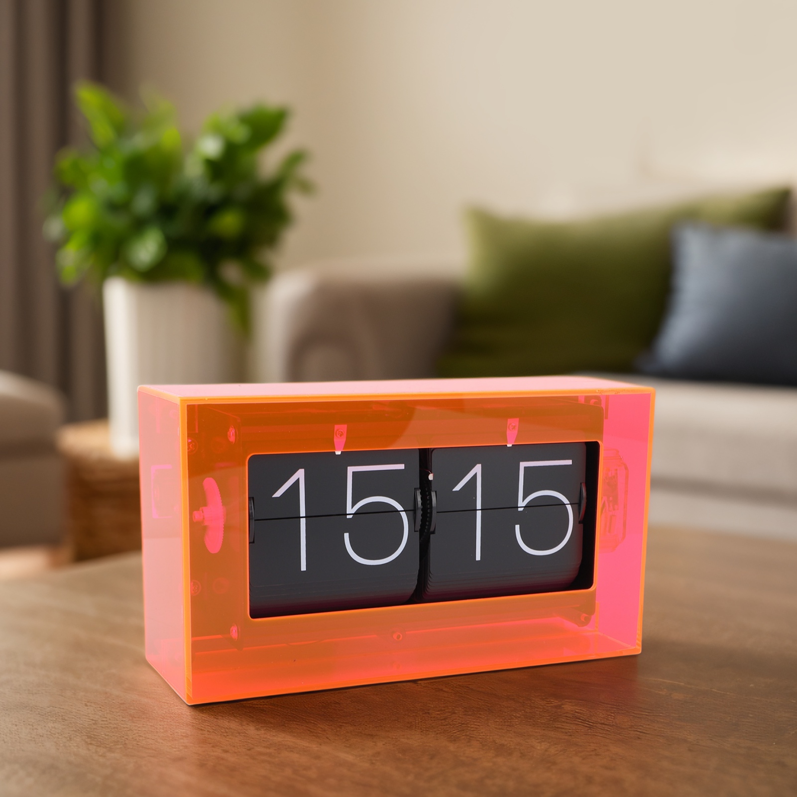 Retro Flip Down Clock Mechanical Vintage Clock for Office Desk Decoration - Picture 19 of 21