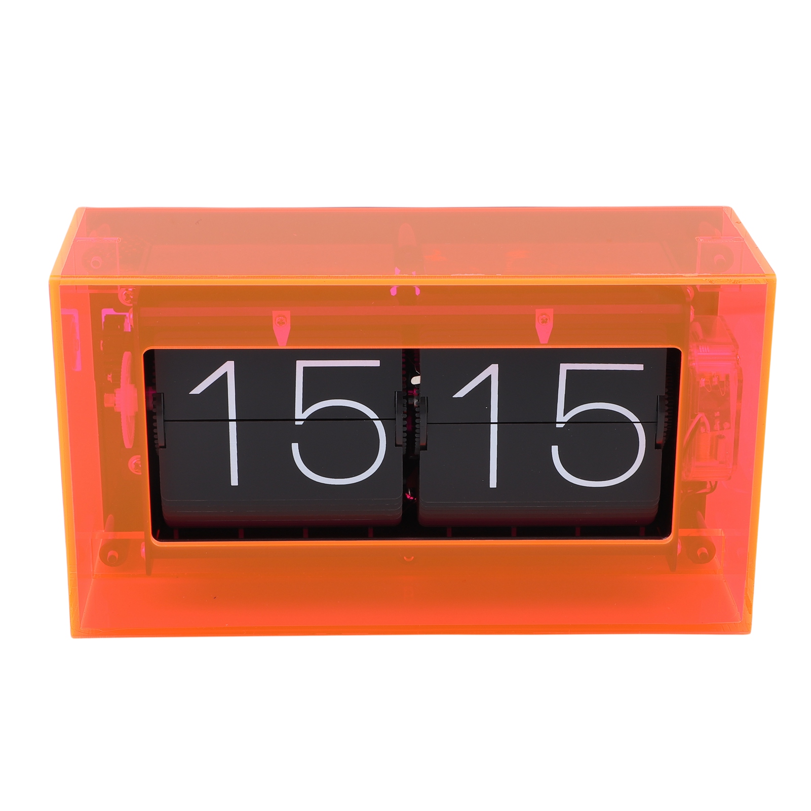 Retro Flip Down Clock Mechanical Vintage Clock for Office Desk Decoration - Picture 21 of 21