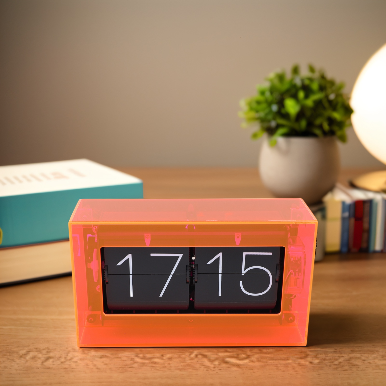 Retro Flip Down Clock Mechanical Vintage Clock for Office Desk Decoration - Picture 20 of 21