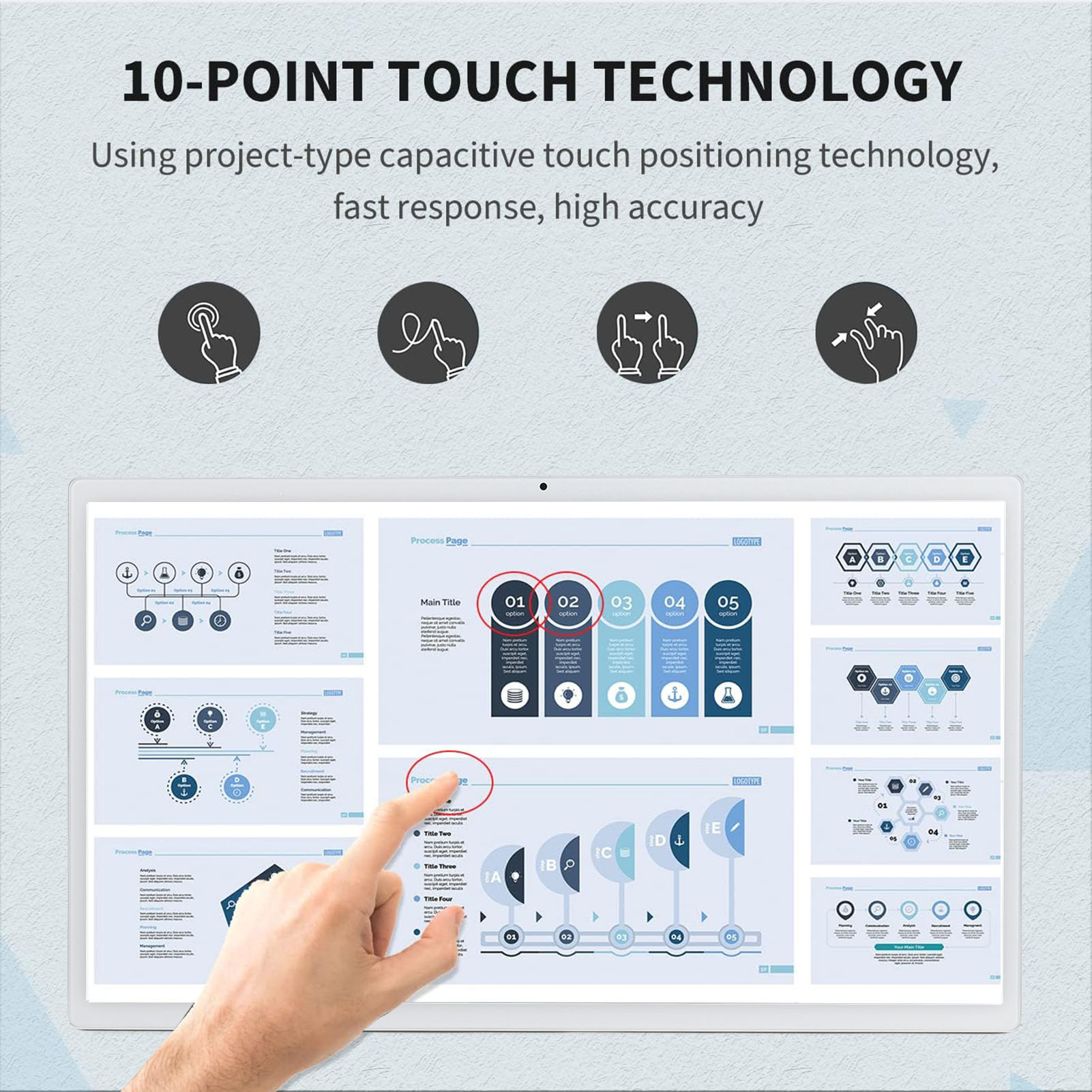 21.5 WiFi Digital Calendar 1920x1080 Wall Mount Touch Screen - Picture 30 of 30