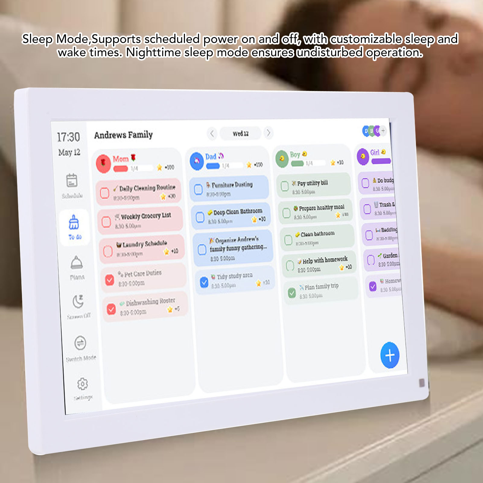 15.6 WiFi Smart Electronic Calendar 1920*1080 Touch Screen - Picture 25 of 30