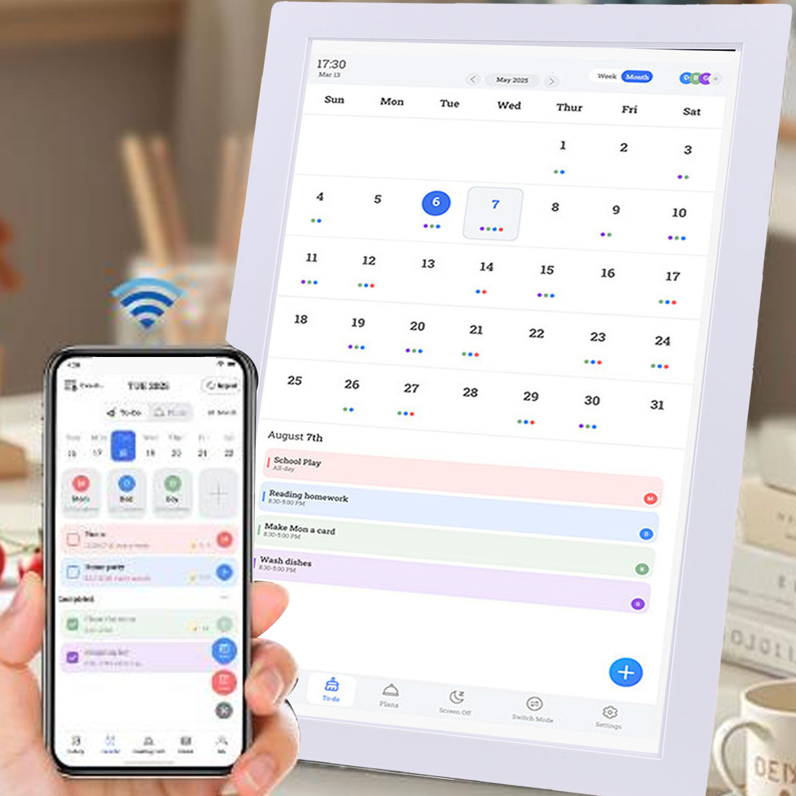 15.6 WiFi Smart Electronic Calendar 1920*1080 Touch Screen - Picture 27 of 30