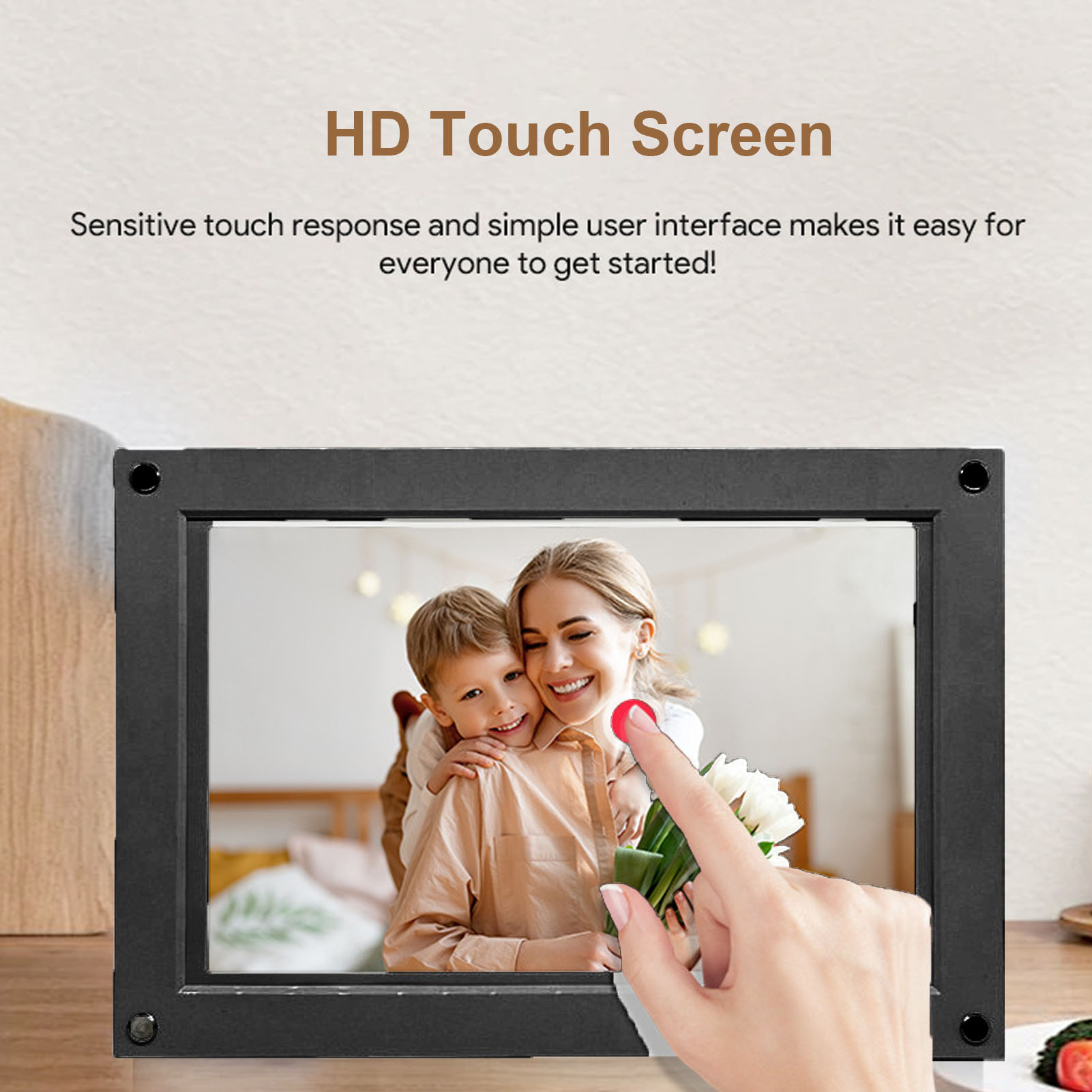 10.1 WiFi Acrylic Digital Photo Frame 32GB FRAMEO - Picture 27 of 30