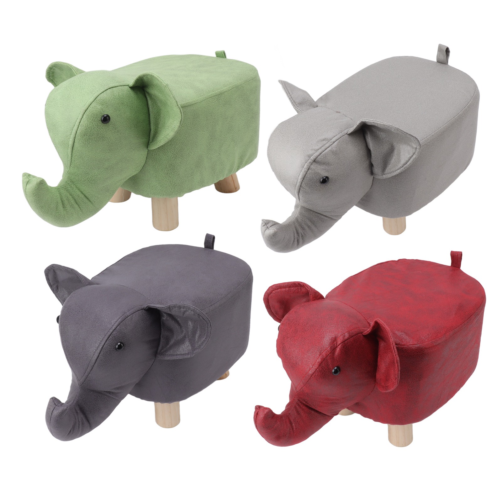 Animal Footstools Elephant Shaped Slip Resistant Silent Comfortable Stable TDM - Picture 32 of 33