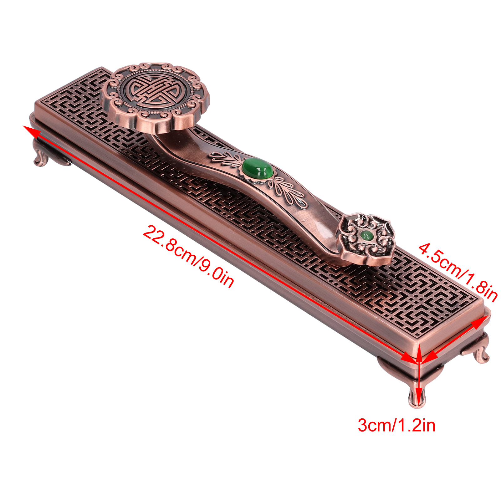 Metal Incense Holder Ruyi Antique Incense Stick Burner For Home Office Yoga