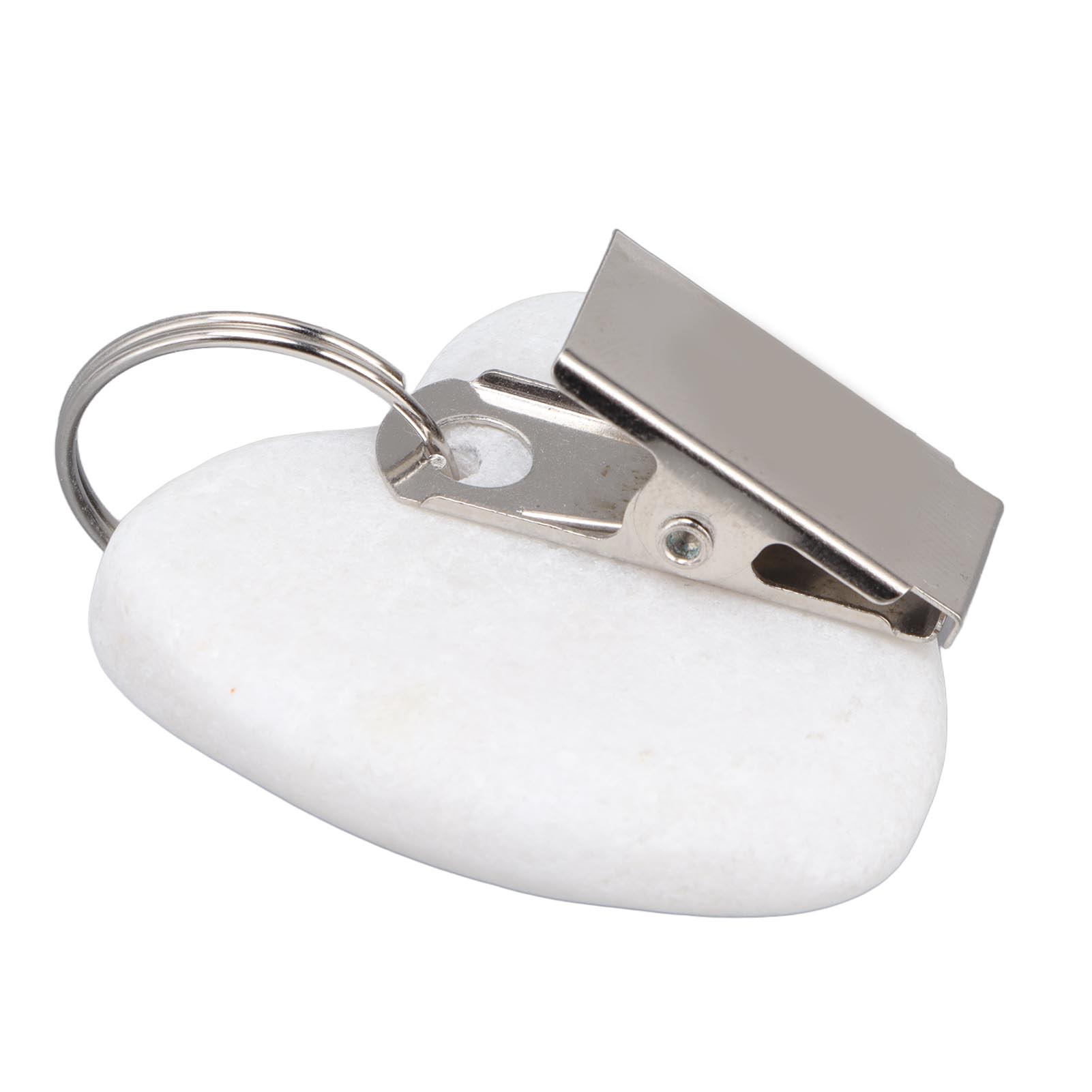 6Pcs Tablecloth Weights Marble Stainless Steel Small Size Waterproof Rustproof