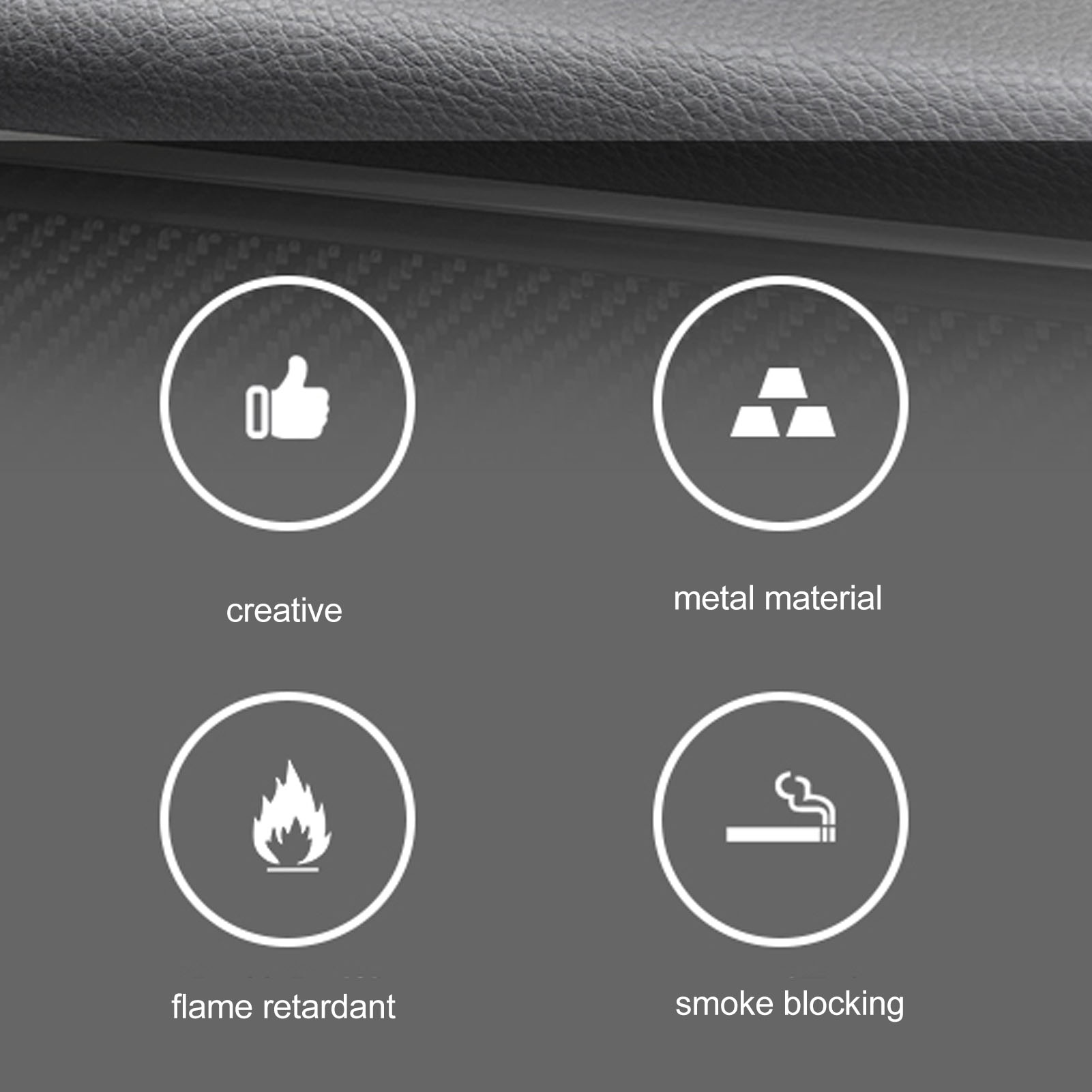 NEW Cigarette Cylinder Ashtray Aluminum Alloy Heat Resistant Portable Car