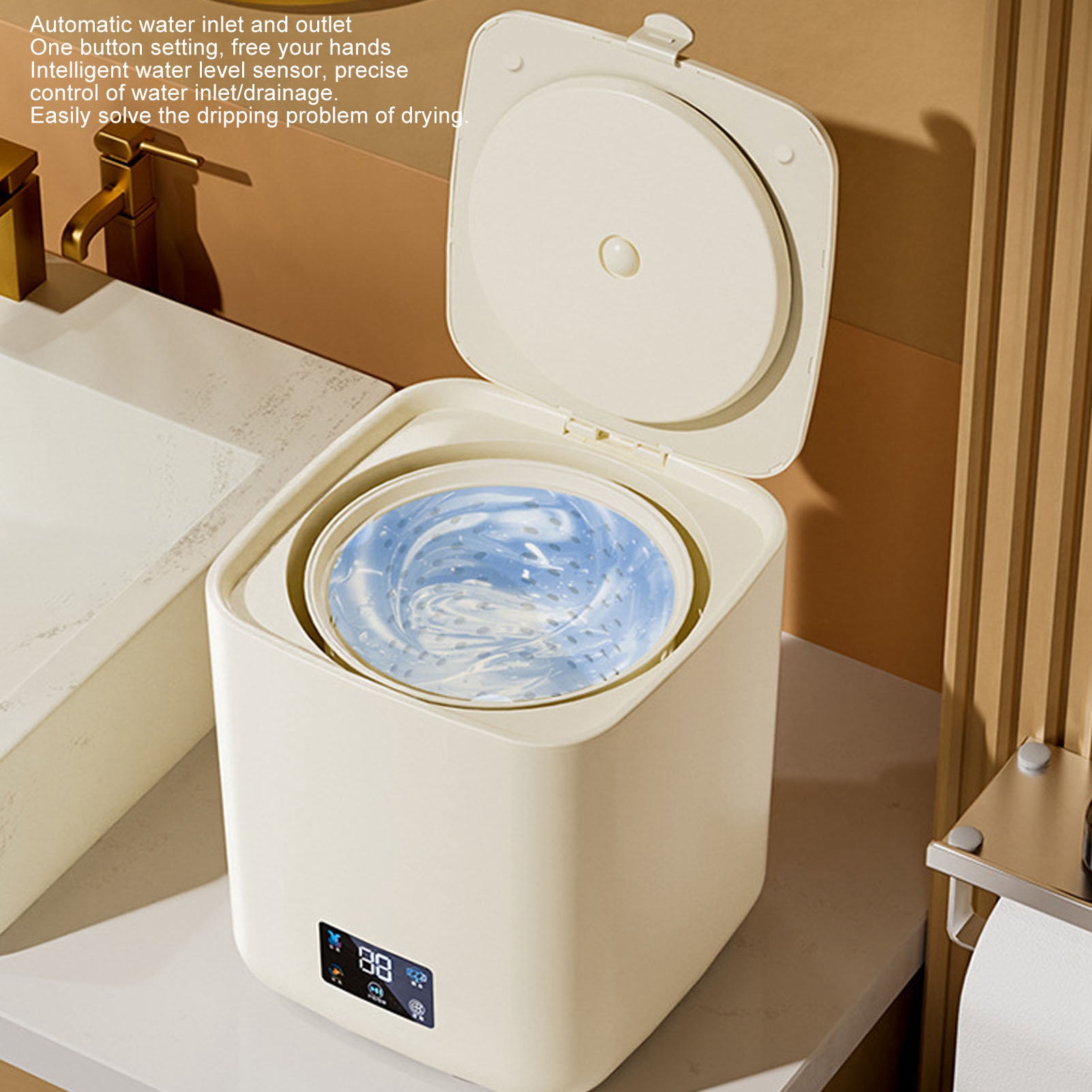 Automatic Small Washing Machine 7L Large Capacity Portable Washing Machine - Picture 48 of 60