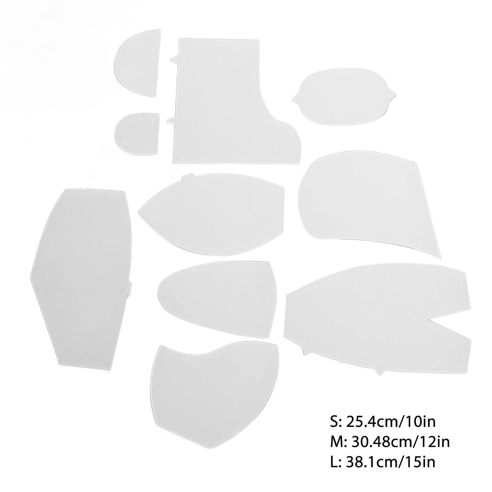 Bear Making Quilting Template Rulers DIY Acrylic Memory Bear Template Ruler - Picture 31 of 33