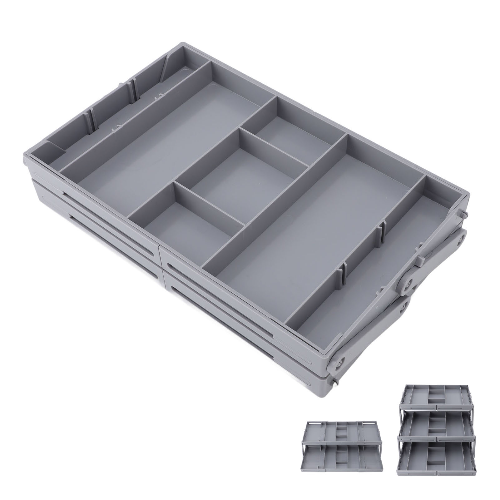 Drawer Organizer Single Row Expandable Folding Jewelry Organizer Tray - Picture 15 of 18