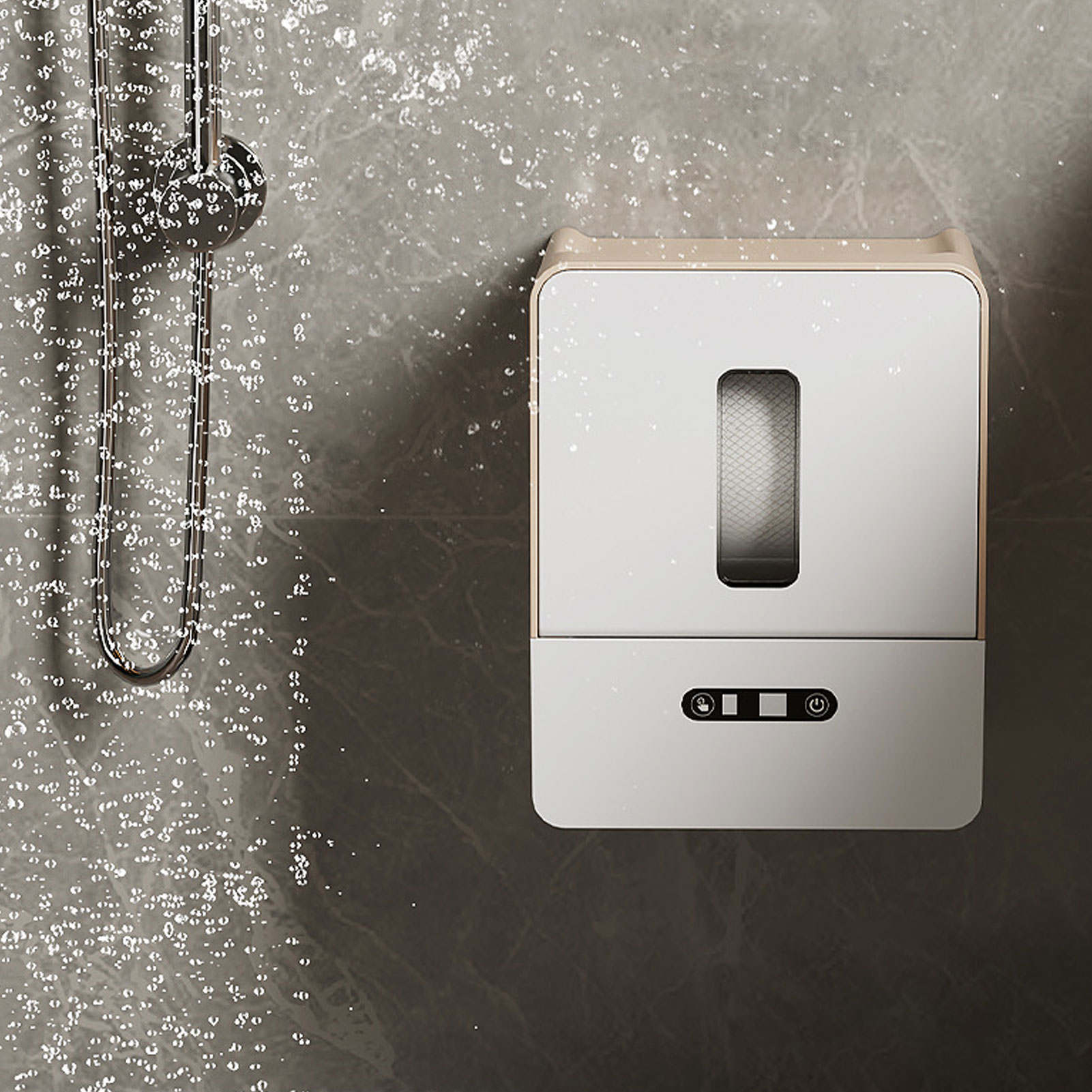 Dispenser Asciugamani Carta Touchless Automatico con Luce Notturna per WC Cucina SP - Foto 16 di 18