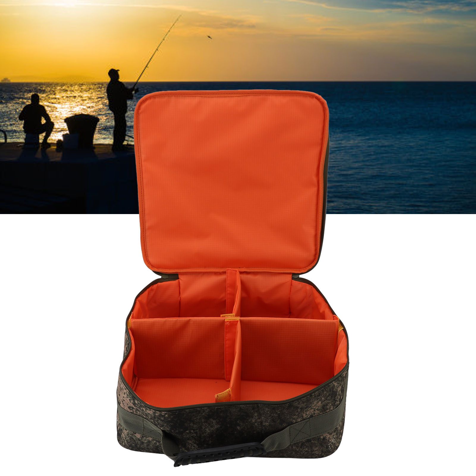 Adjustable Large Capacity Fishing Reel and Gear Storage Bag for Fly Fishing Reel - Picture 14 of 18
