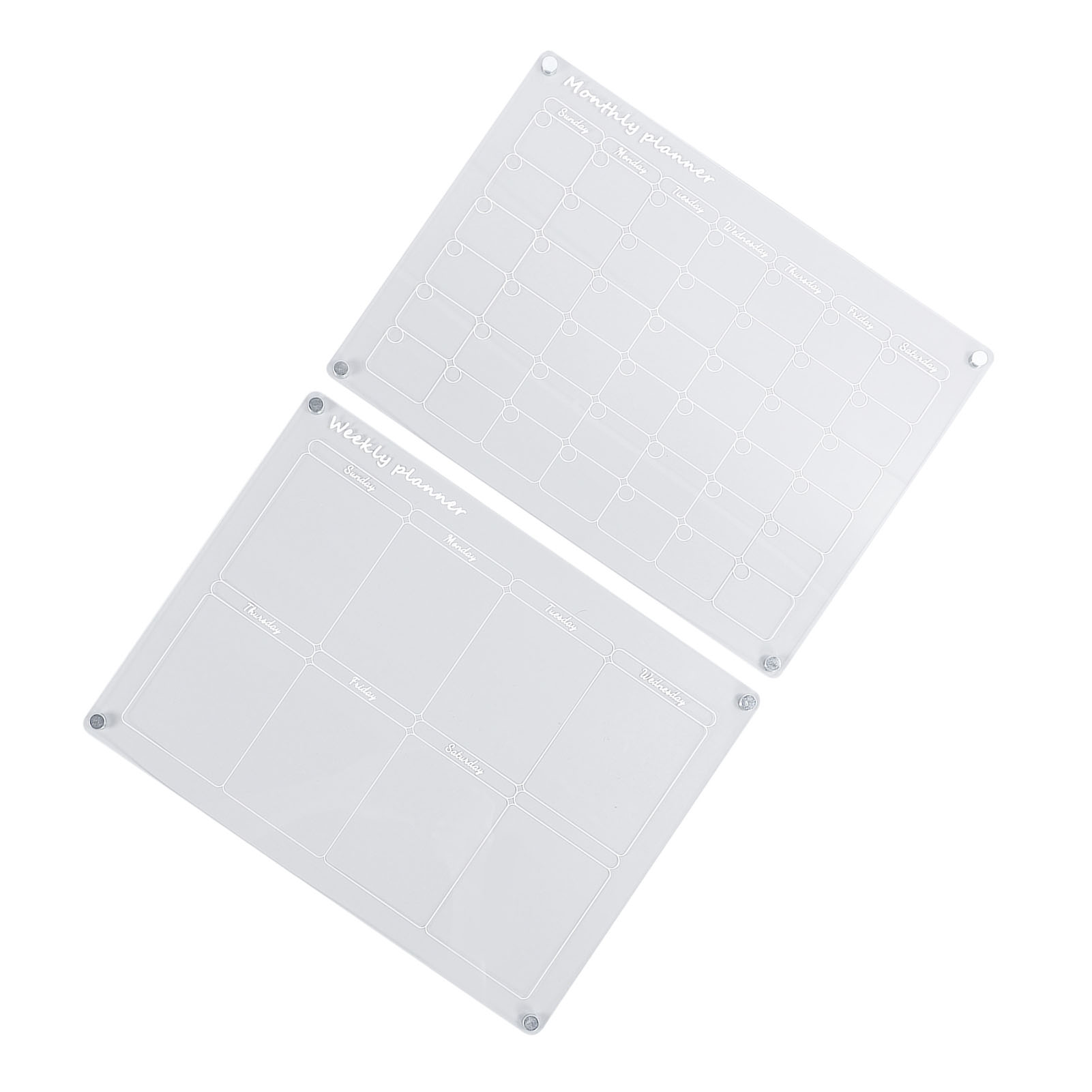 Kühlschrank Kalender Tafel Wiederverwendbar Acryl Magnetisch Kühlschrank Planer für USA - Bild 26 von 29