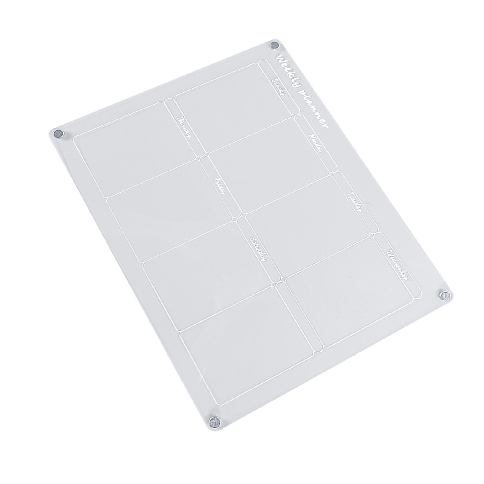 Kühlschrank Kalender Tafel Wiederverwendbar Acryl Magnetisch Kühlschrank Planer für USA - Bild 27 von 29