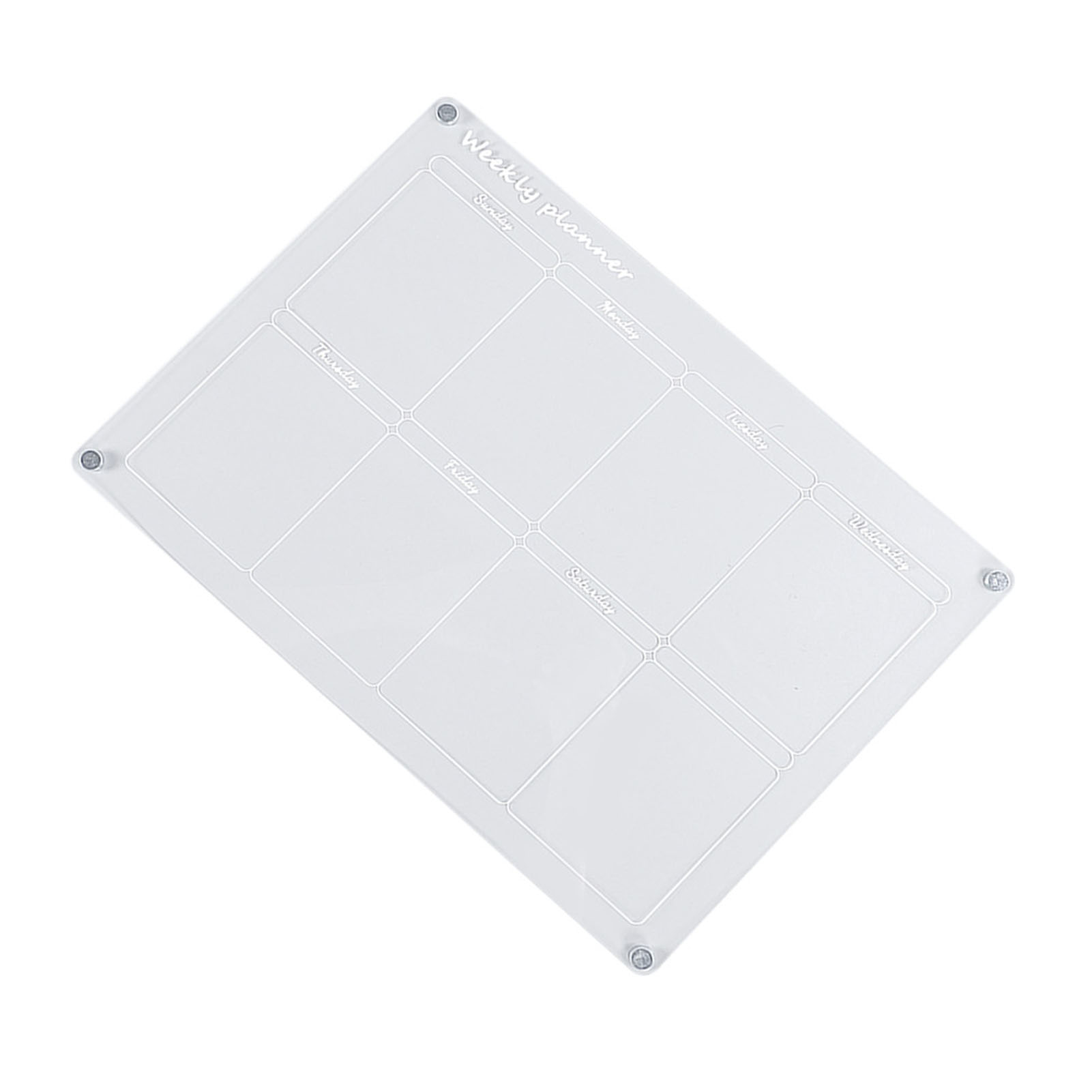Kühlschrank Kalender Tafel Wiederverwendbar Acryl Magnetisch Kühlschrank Planer für USA - Bild 24 von 29