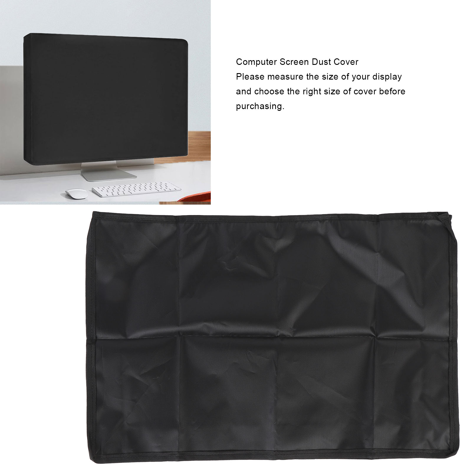 Computer Display Dust Cover 420D Oxford Cloth Silver Coated Rain Proof - Picture 17 of 21