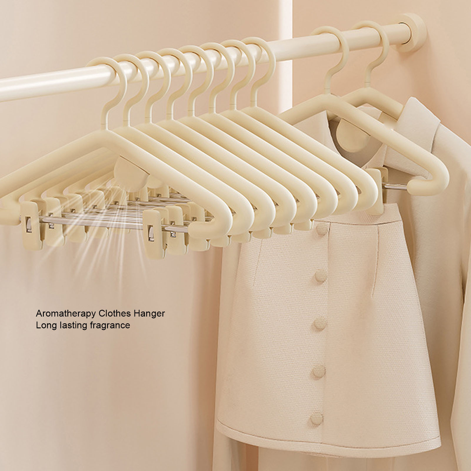 5PCS Aromatherapy Hangers No Trace Anti Slip With Clips - Picture 26 of 30