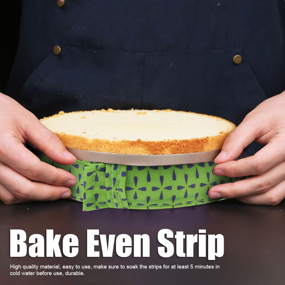 NEW Bake Even Strip Belt Cake Pan Strips Baking Sheet Banding Cloth Cake