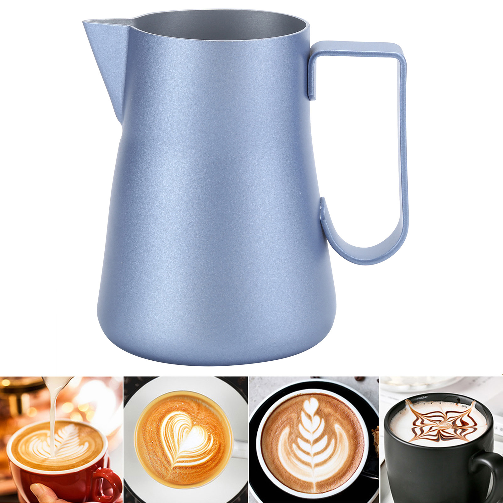Stainless Steel Milk Frothing Pitcher Milk Coffee Latte Art Jug Cup For Home