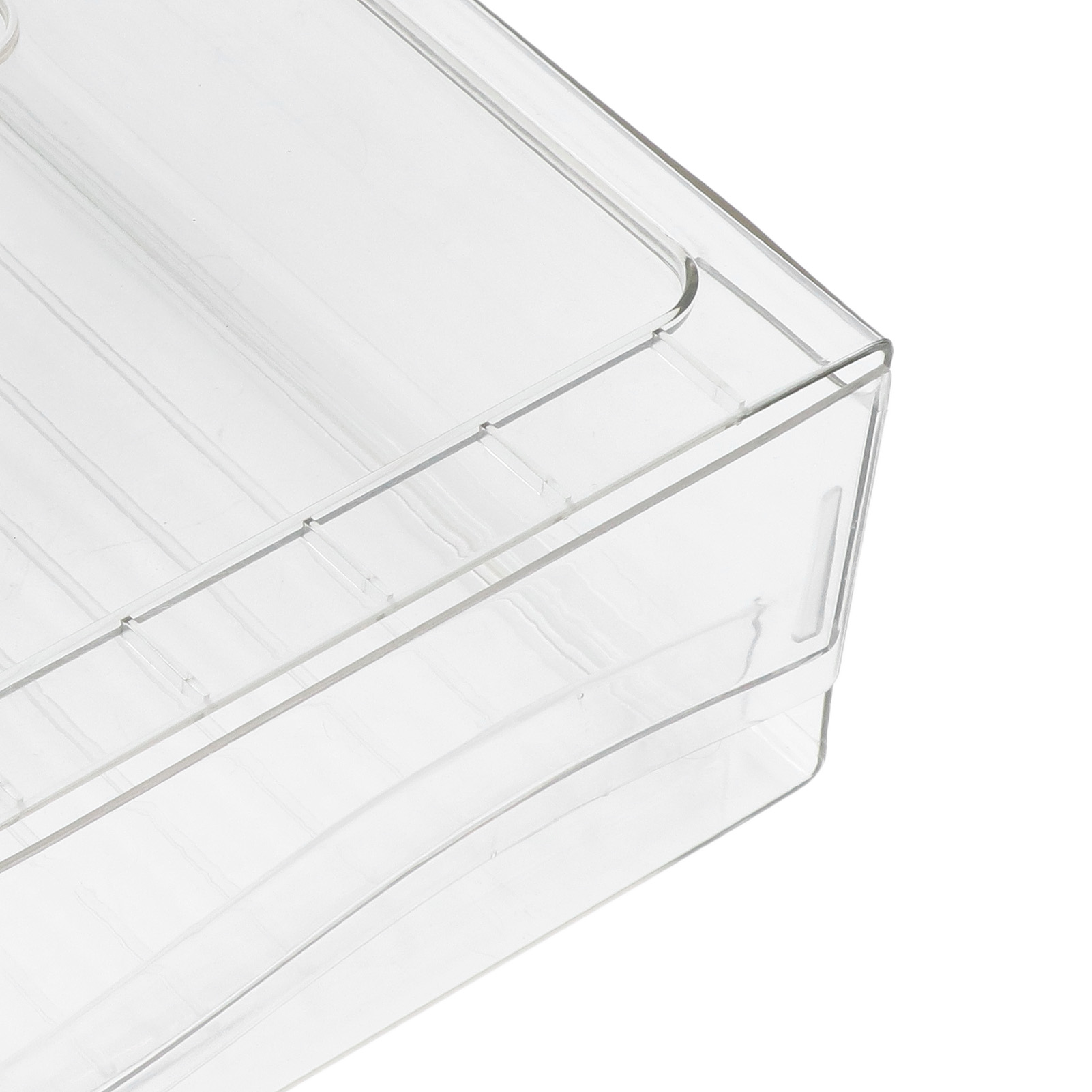 NEW Fridge Containers Food Grade Transparent Pantry Storage Bin Stackable