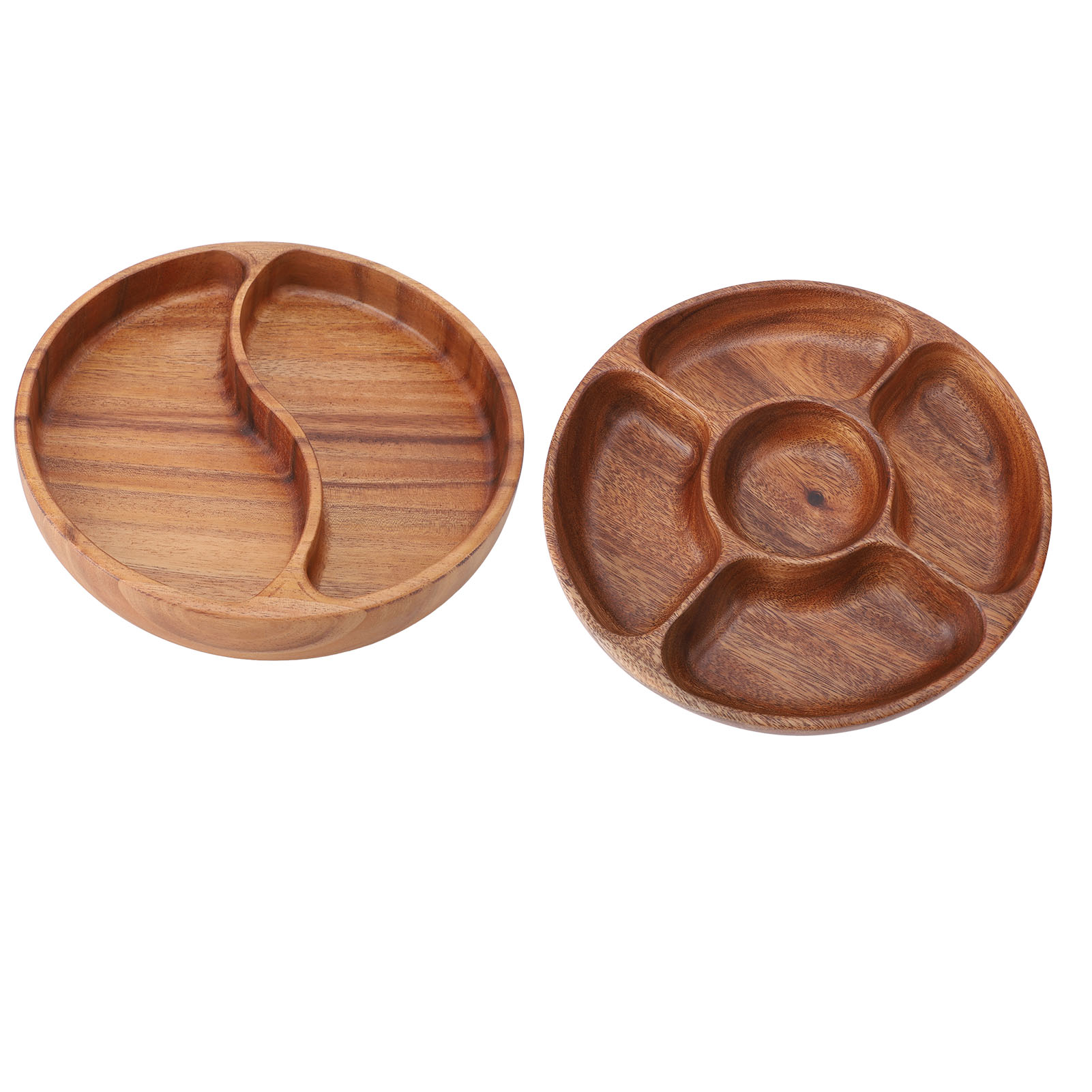 Nuts Storage Platter Tray Wooden Serving Tray Dessert Fruit Veggie Food - Picture 17 of 18