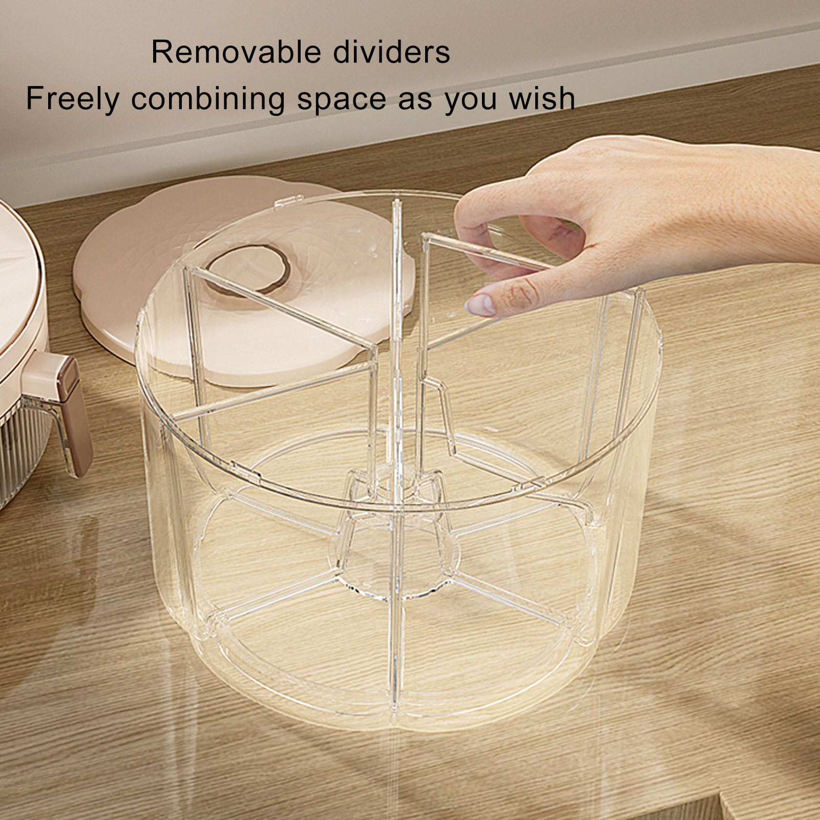 Grain Storage Container Rotating Sealed PP Large Capacity Damp Proof Japanese - Picture 13 of 18