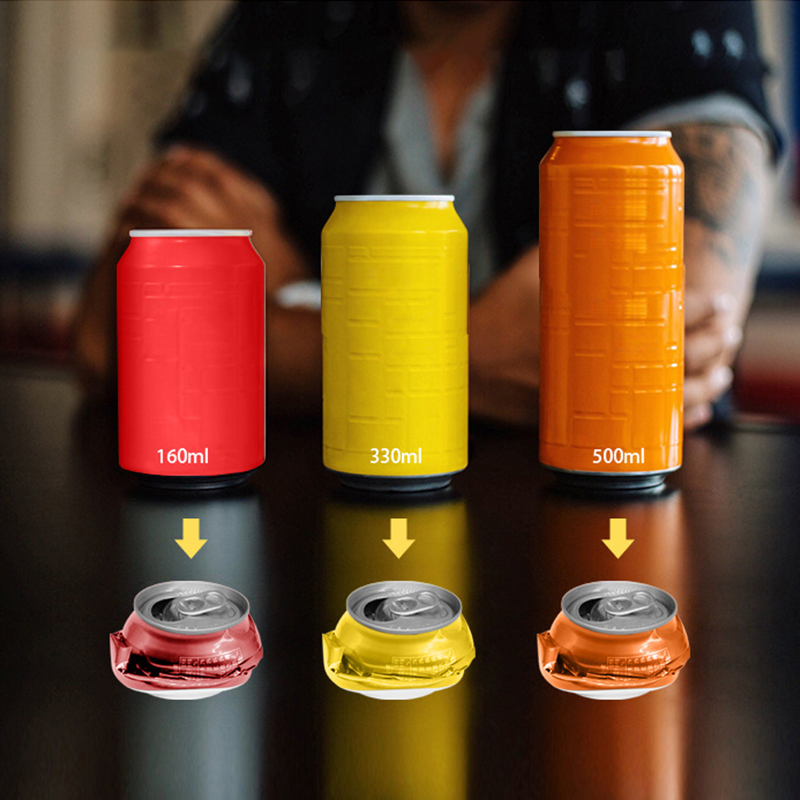 Compactador de latas eléctrico trituración automática latas de 12 oz 16 oz control de llaves ciclo automático - Imagen 18 de 18