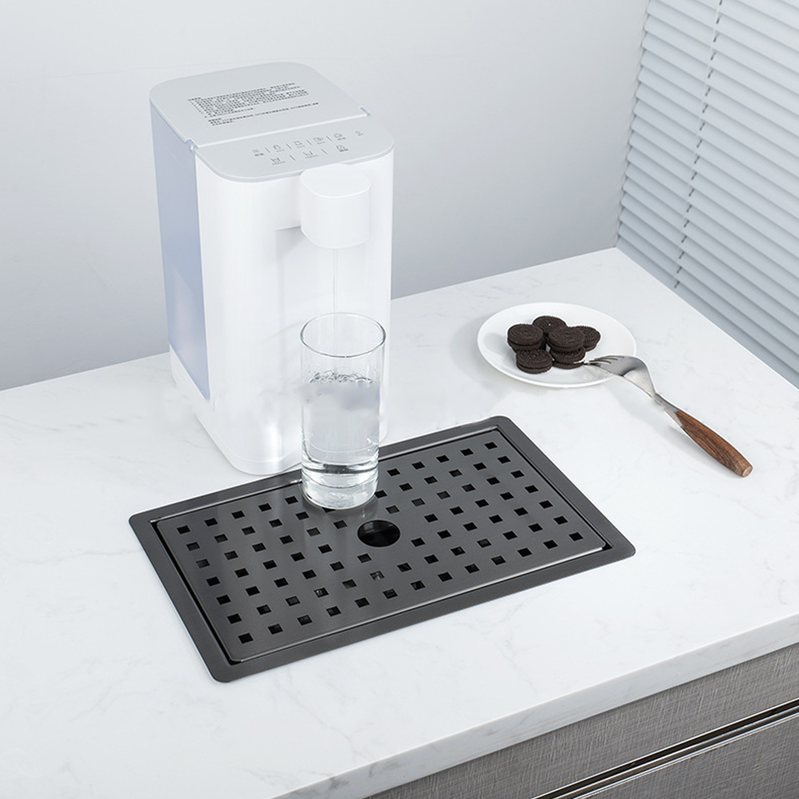 Kitchen Sink With Water Drainage Tray Stainless Steel Small Bar Sink Workstat - Photo 28 sur 30