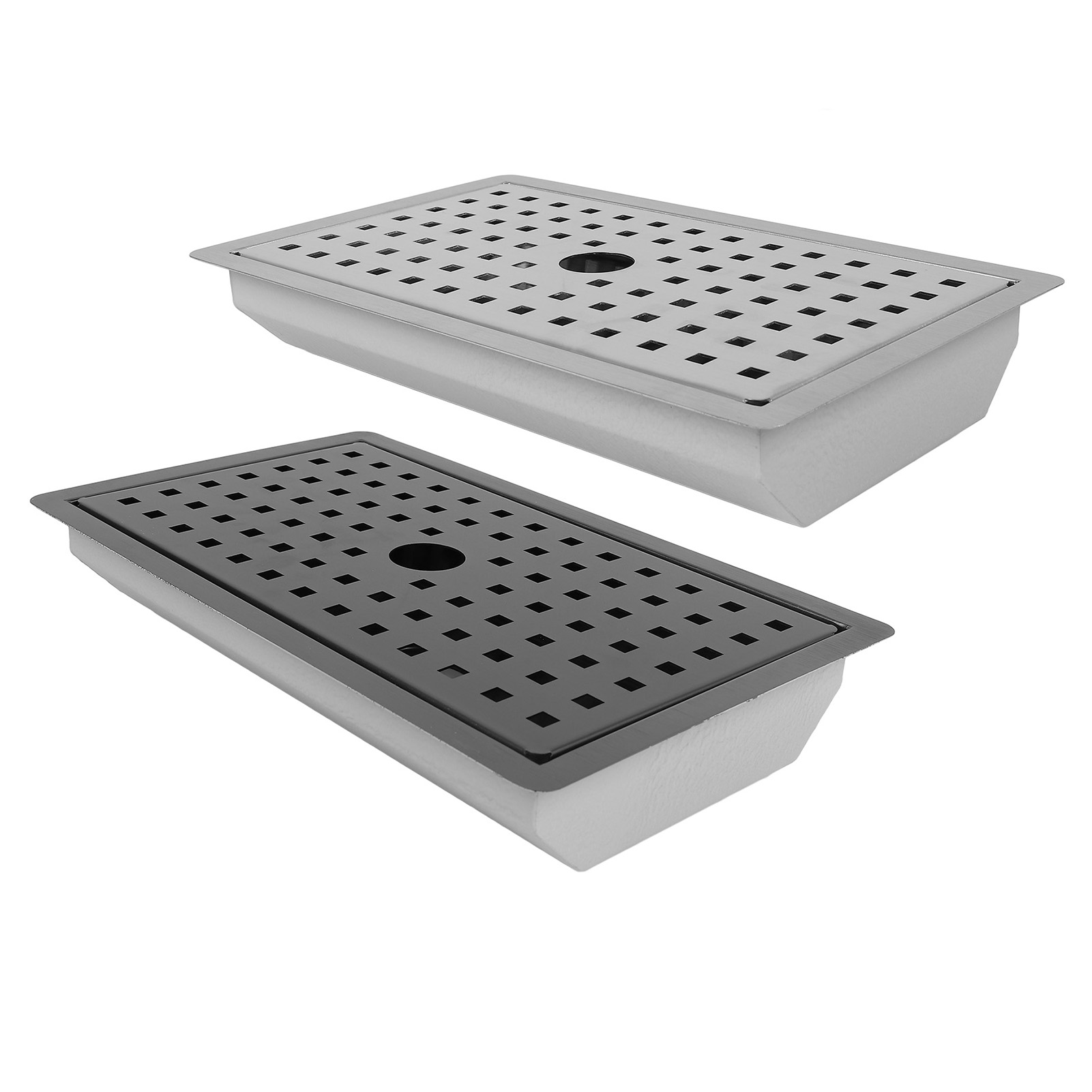 Kitchen Sink With Water Drainage Tray Stainless Steel Small Bar Sink Workstat - Photo 27 sur 30