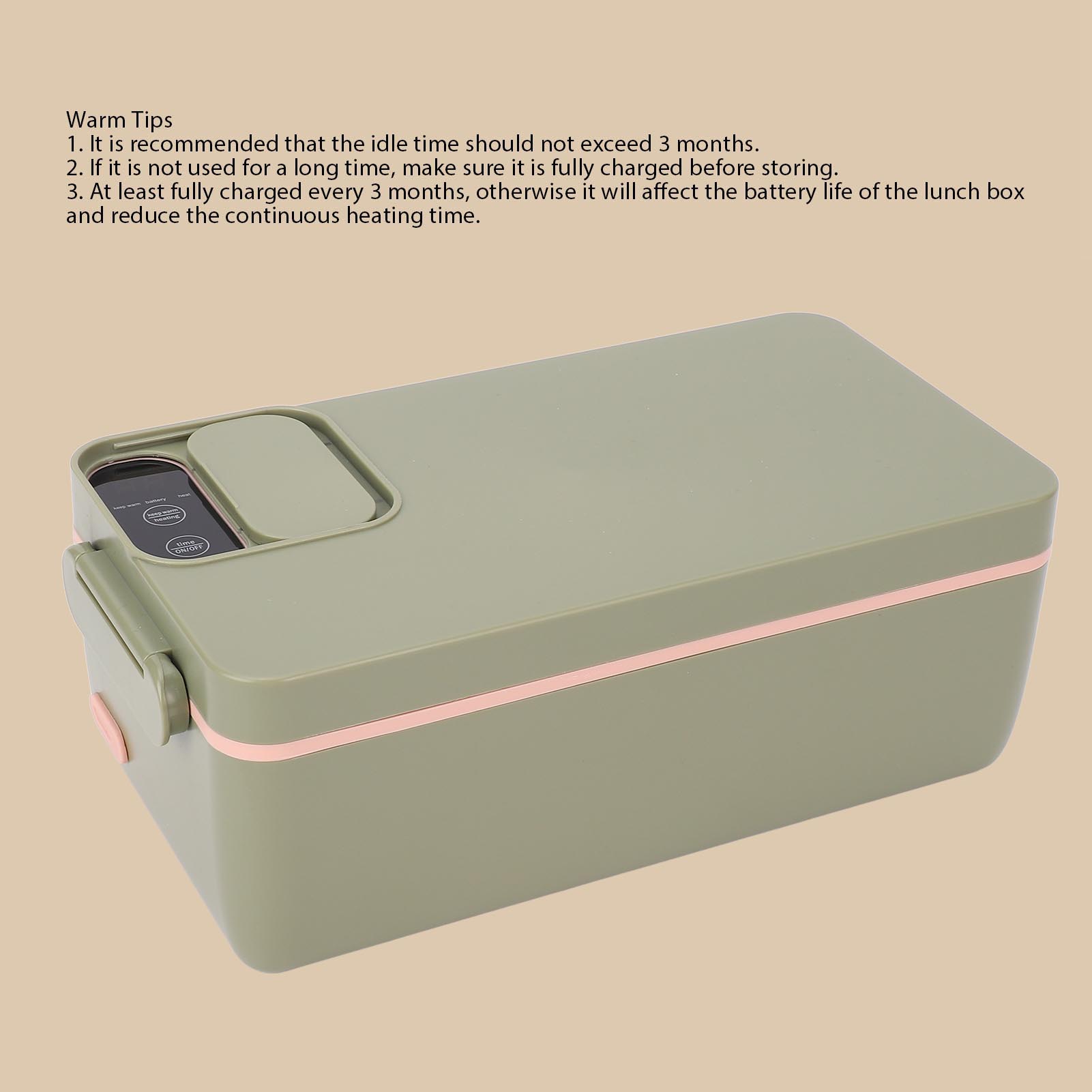 Food Warmer Lunch Box 316 Stainless Steel 1L Large Capacity Portable Food Warmer