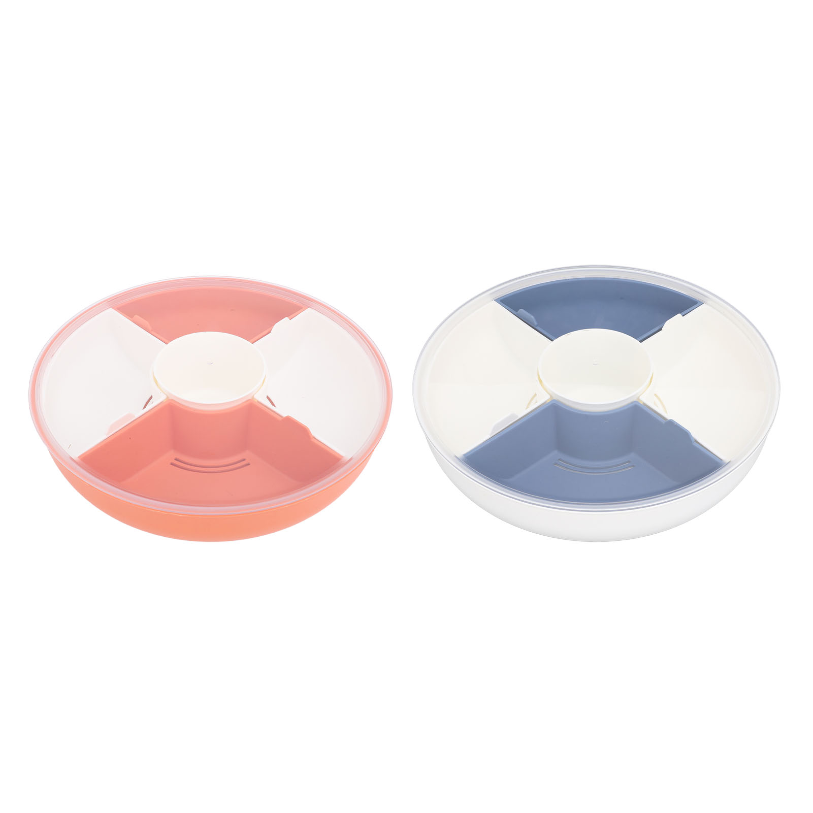 Veggie Tray W/Lid Large Capacity Plastic Drainage Divided Snack Tray For Frui - Picture 14 of 18