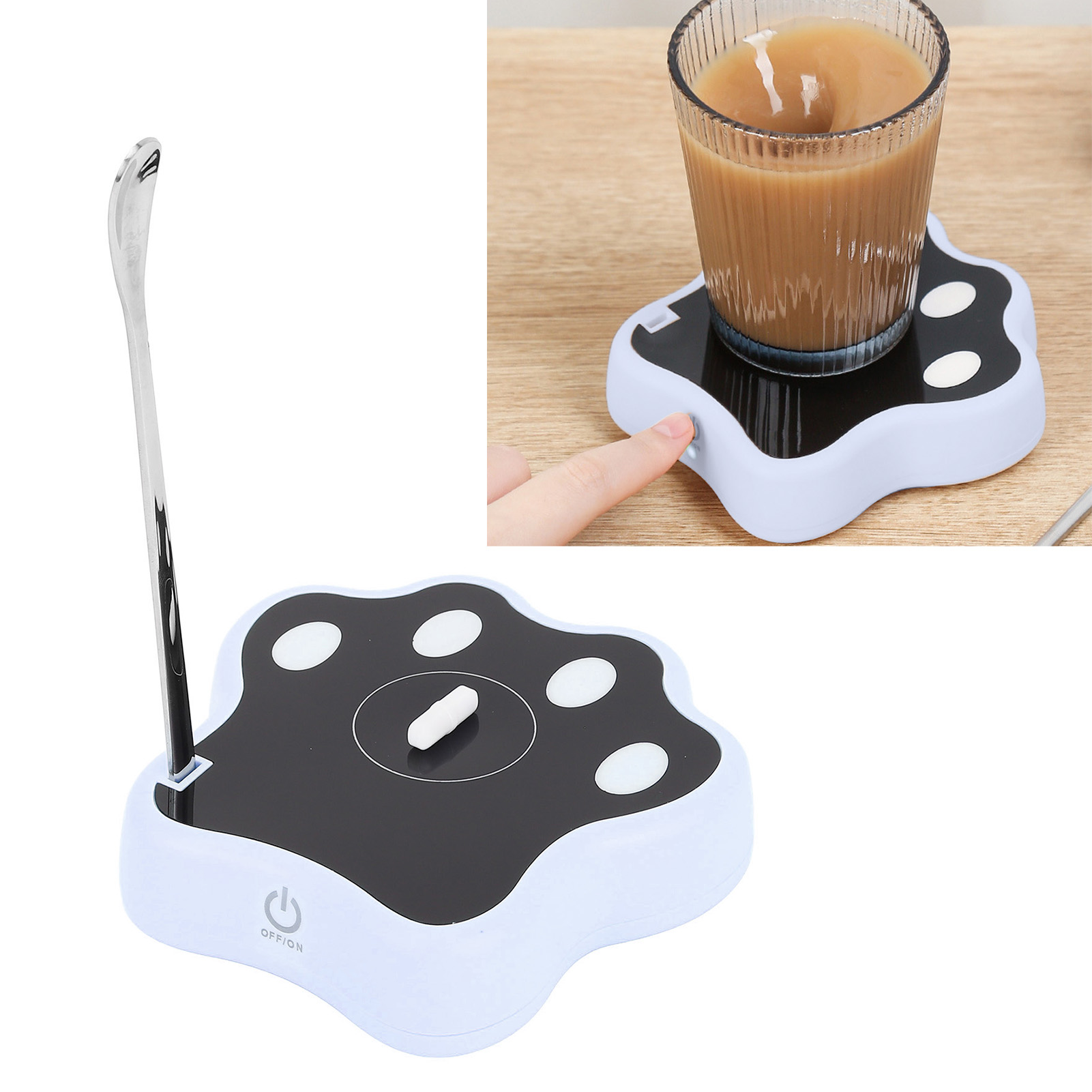 Magnetic Stirrer Mixer With Stir Bar Coffee Mixing Base Plate Rechargeable US - Picture 28 of 29