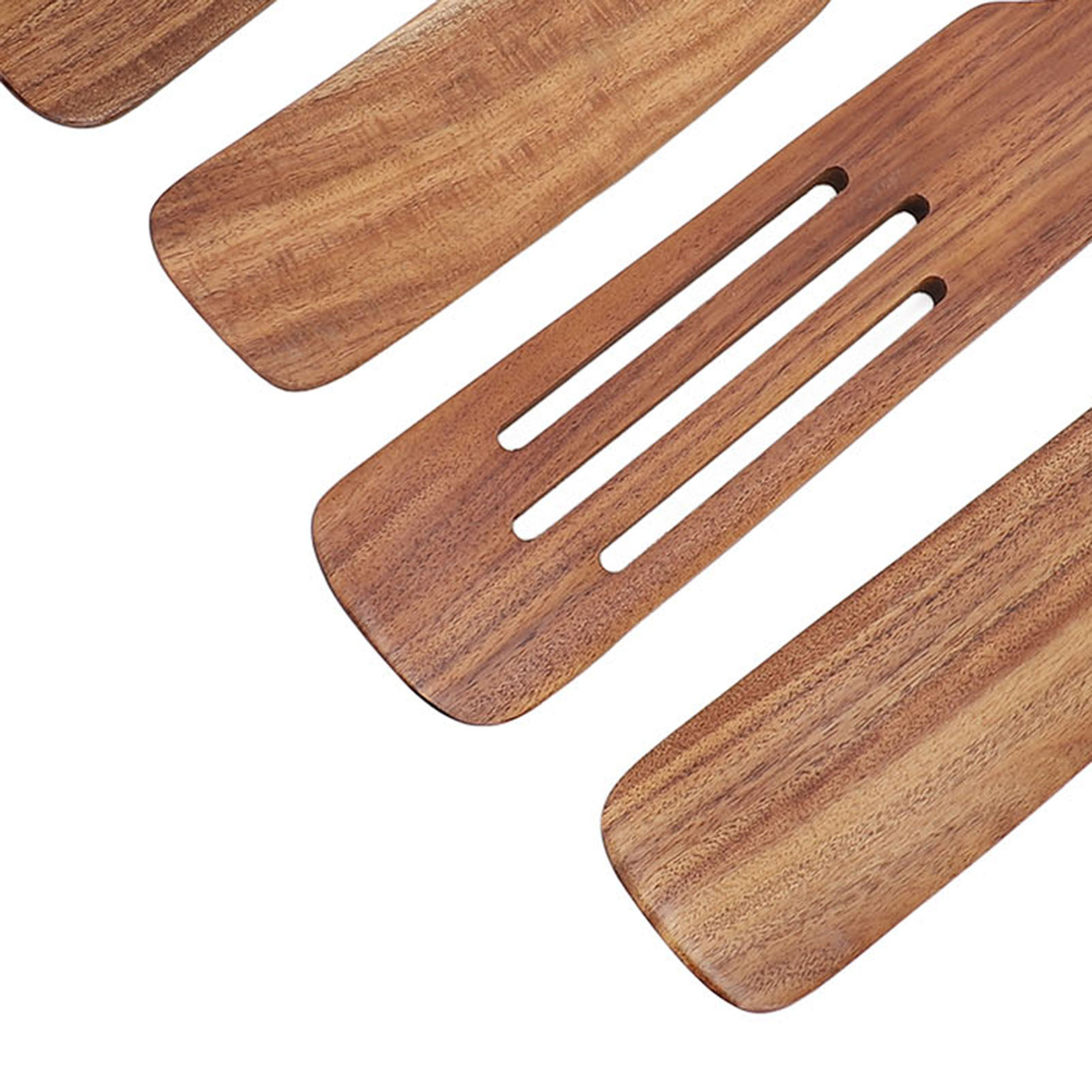 Cucchiai in Legno per Cucina Set Comfort Grip Utensili da Cucina Leggeri - Foto 16 di 18