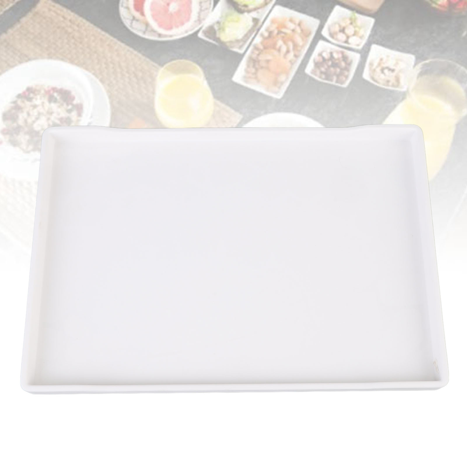 Vassoio da portata extra large riutilizzabile per feste piatto per alimenti in plastica 13x9 pollici - Foto 28 di 29