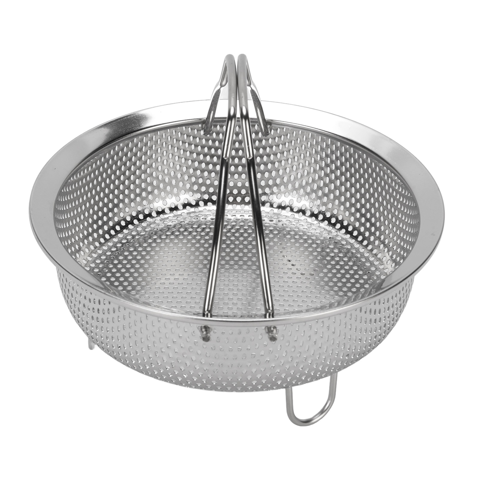 Steam Basket With Foldable Handle 304 Stainless Steel Multifunctional US - Picture 26 of 33