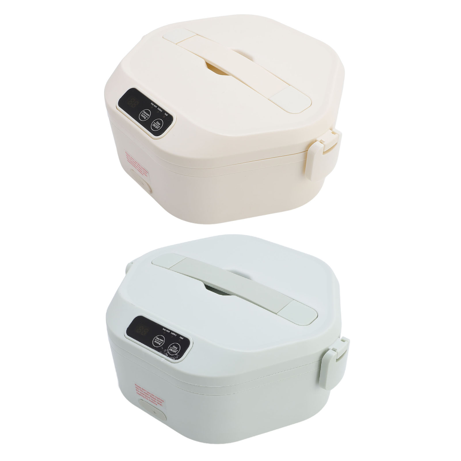 Electric Lunch Box Multifunctional Adjustable Porcelain Liner Cordless US - Picture 28 of 30