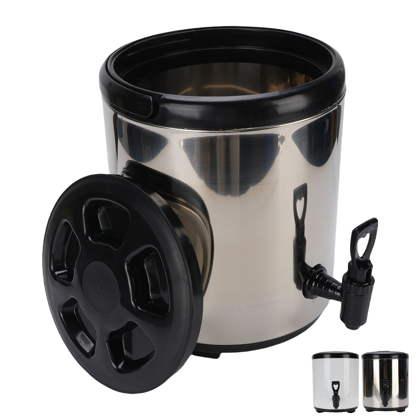 6L Insulated Beverage Dispenser 304 Stainless Steel Portable Hot And Cold US - Picture 30 of 30