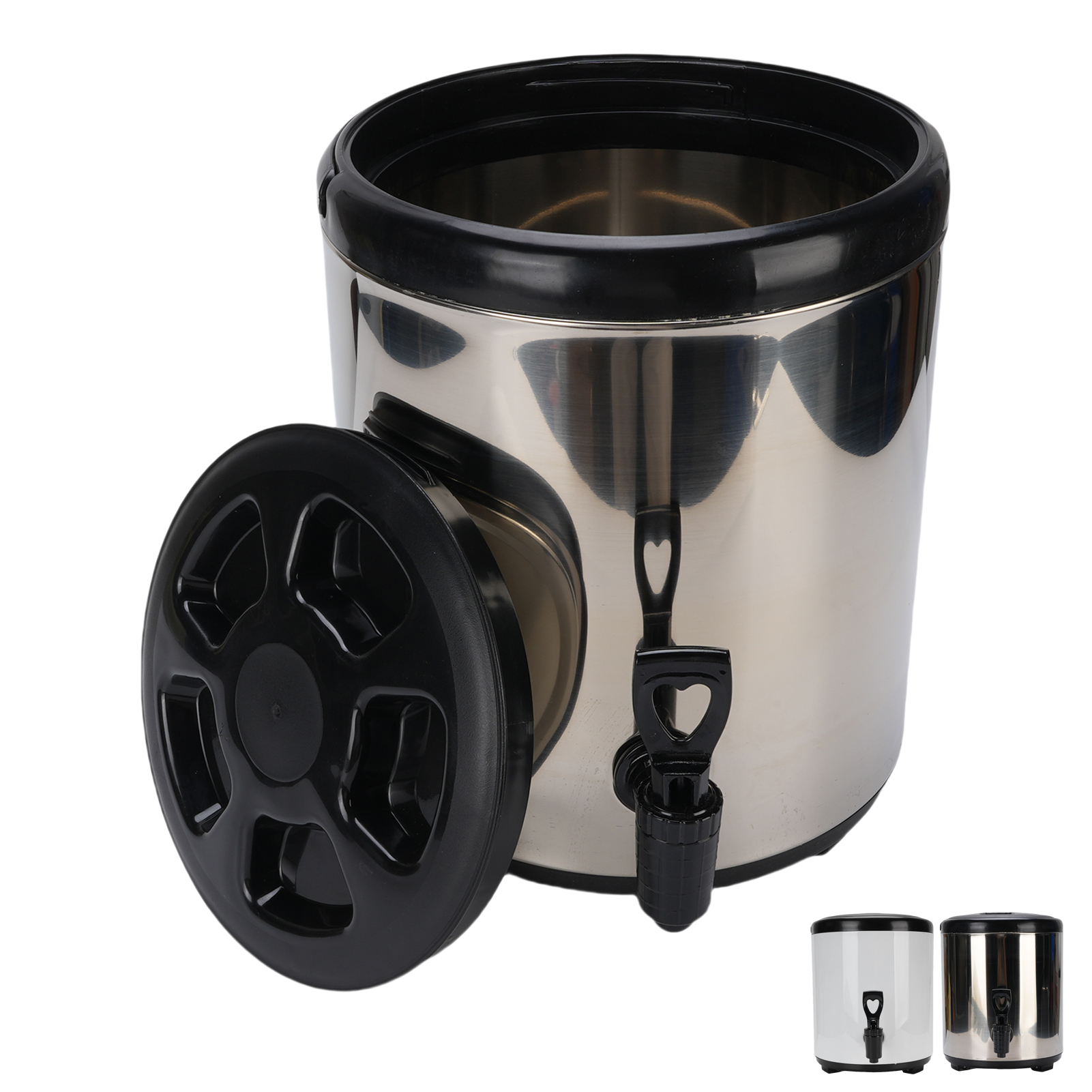 6L Insulated Beverage Dispenser 304 Stainless Steel Portable Hot And Cold US - Picture 27 of 30