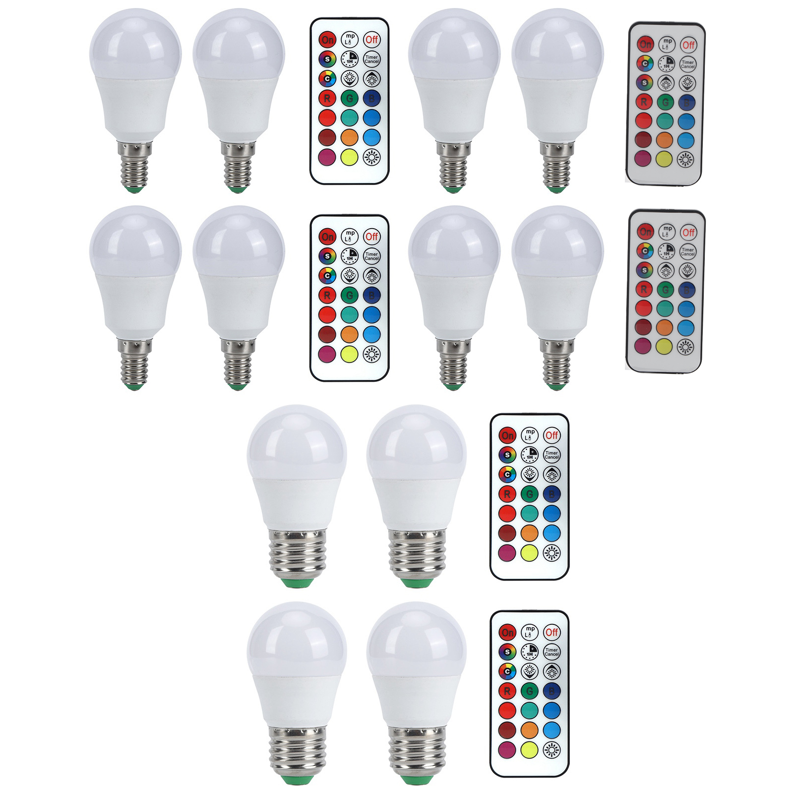 45W LED RGB Bulb Light Colorful Changeable Remote Control Lamp For Bedroom HEN - Picture 30 of 30